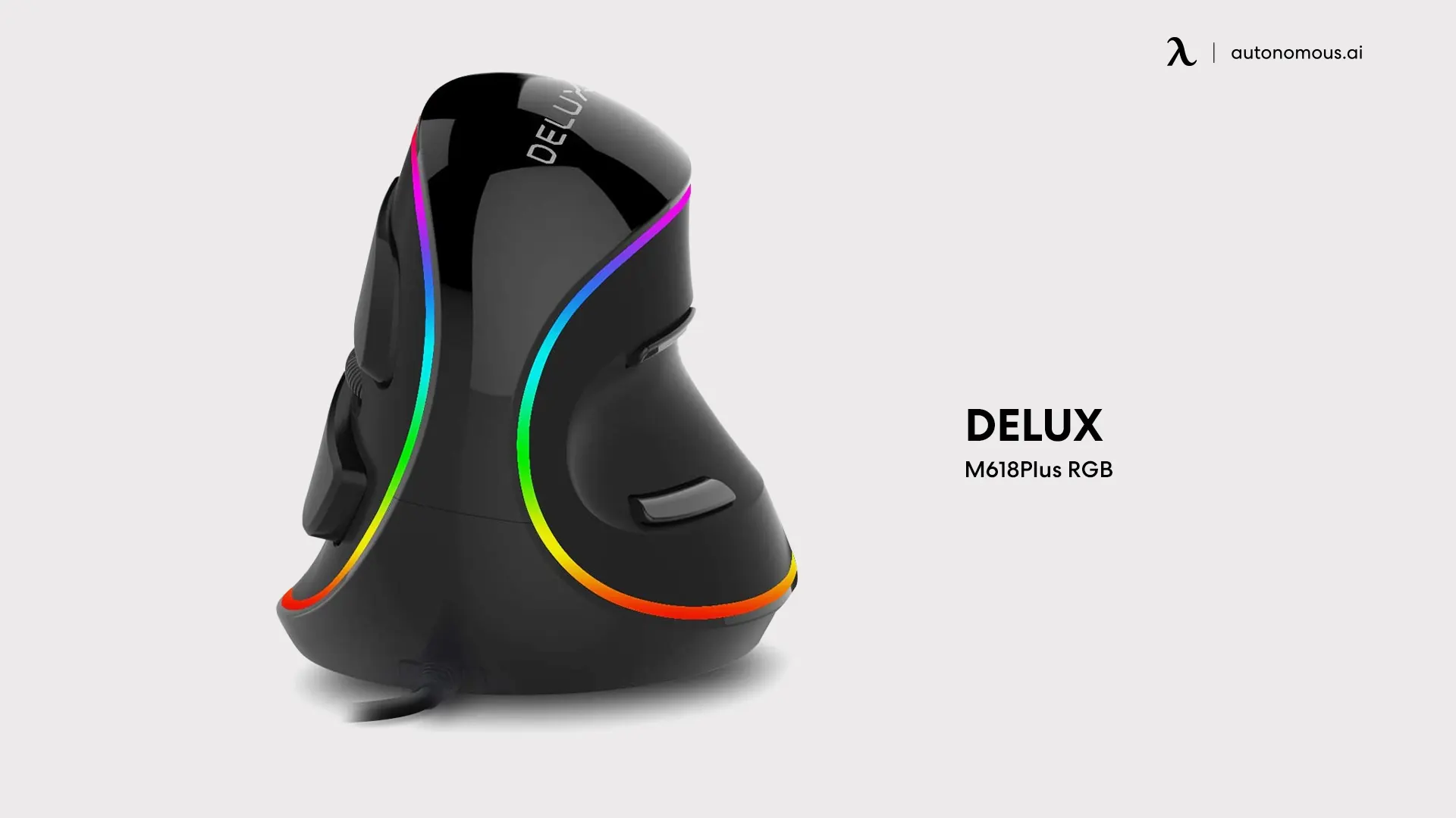 Delux M618Plus RGB vertical mouse