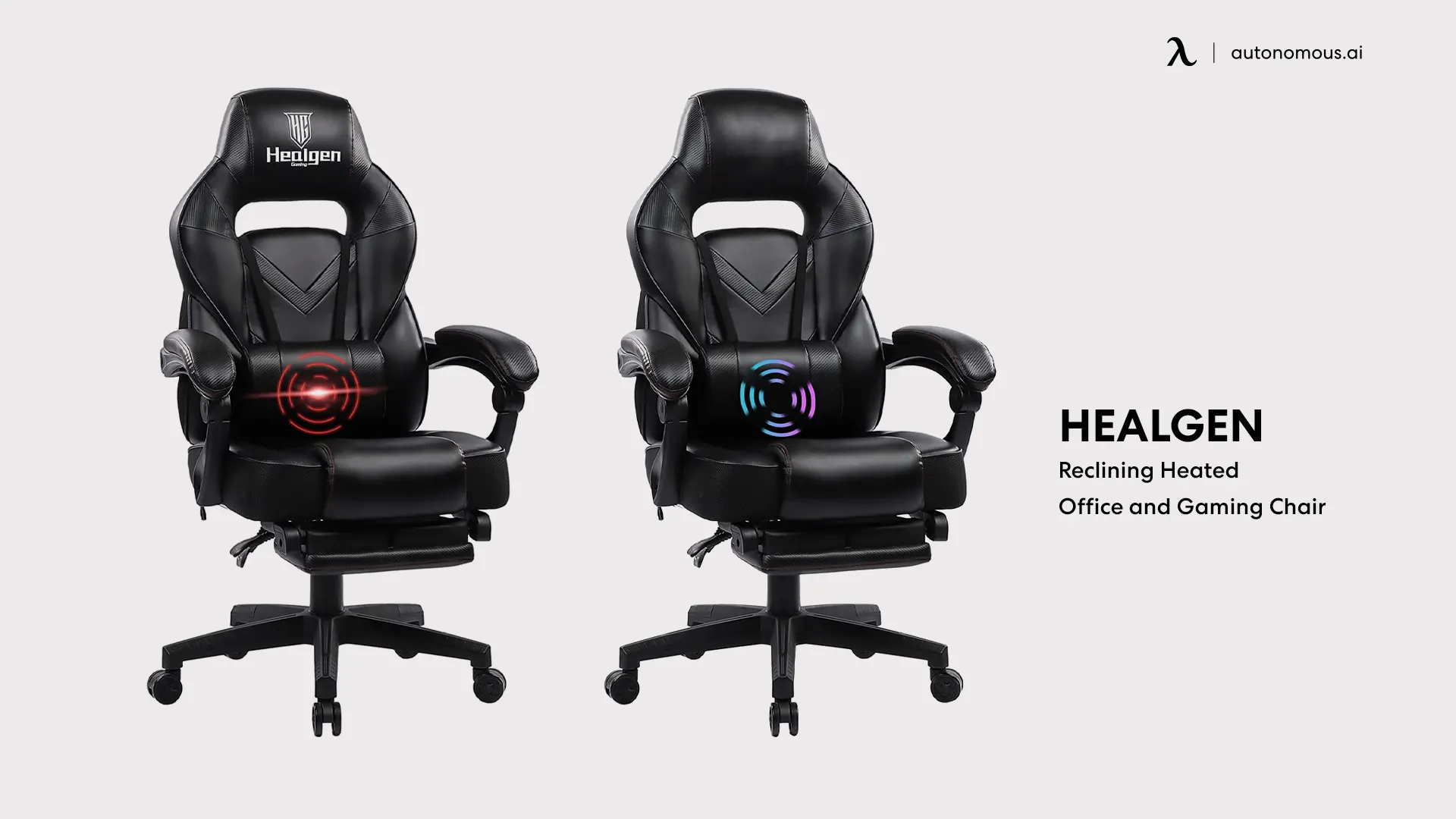 Healgen Reclining Heated Office and Gaming Chair