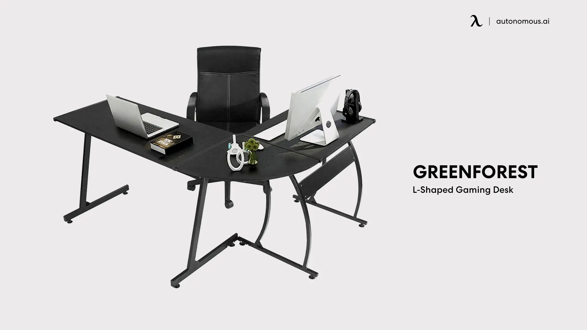 GreenForest L-Shaped Corner Desk