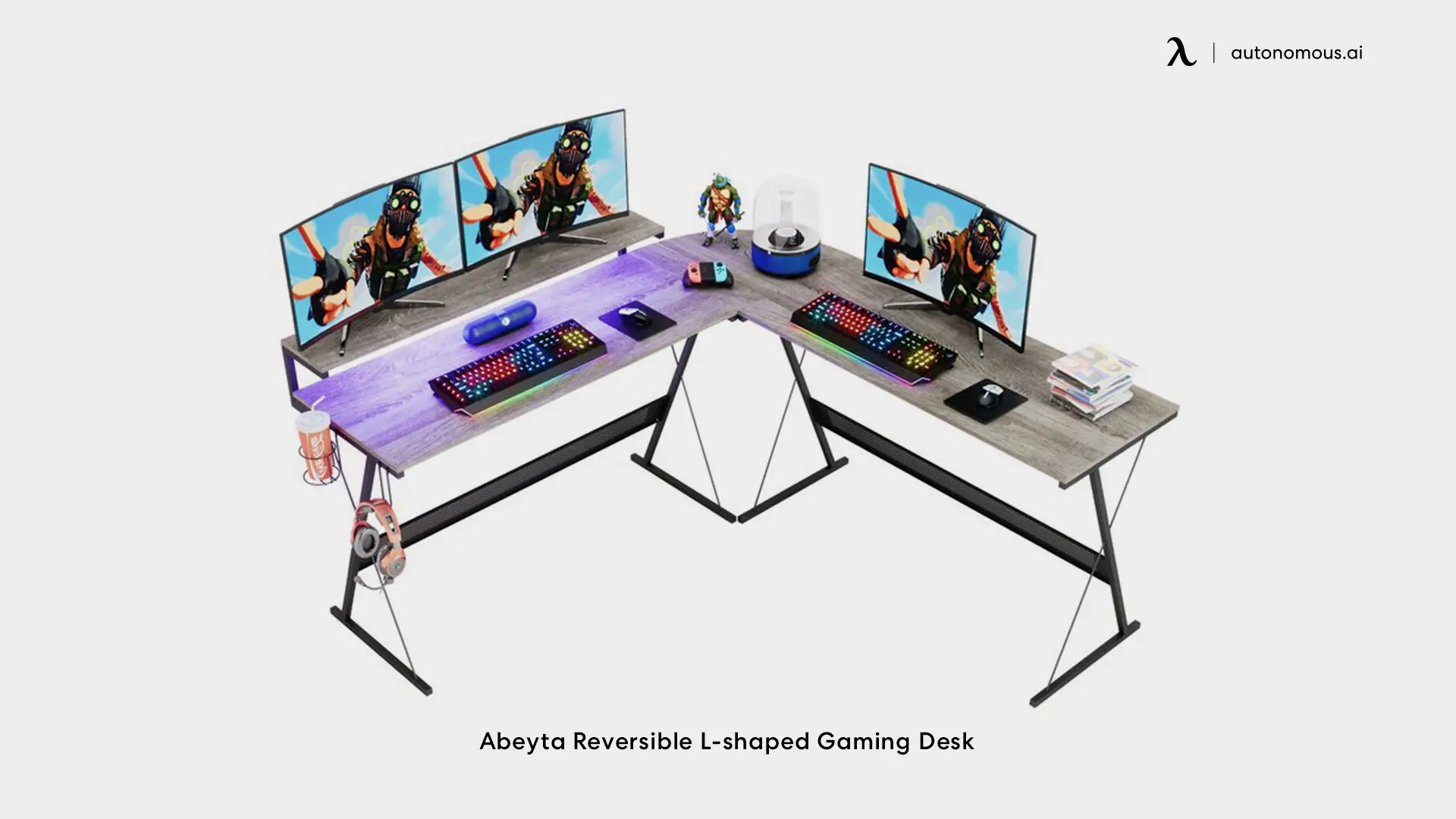 Abeyta Reversible L-shaped Gaming Desk