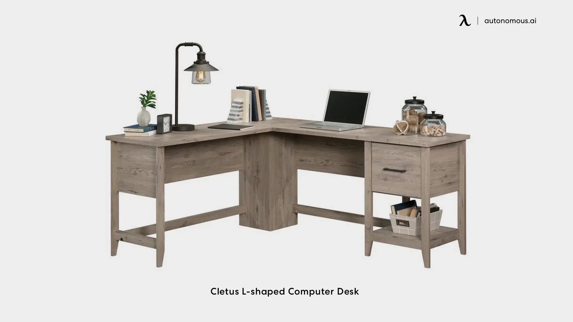 Cletus L-shaped Computer Desk