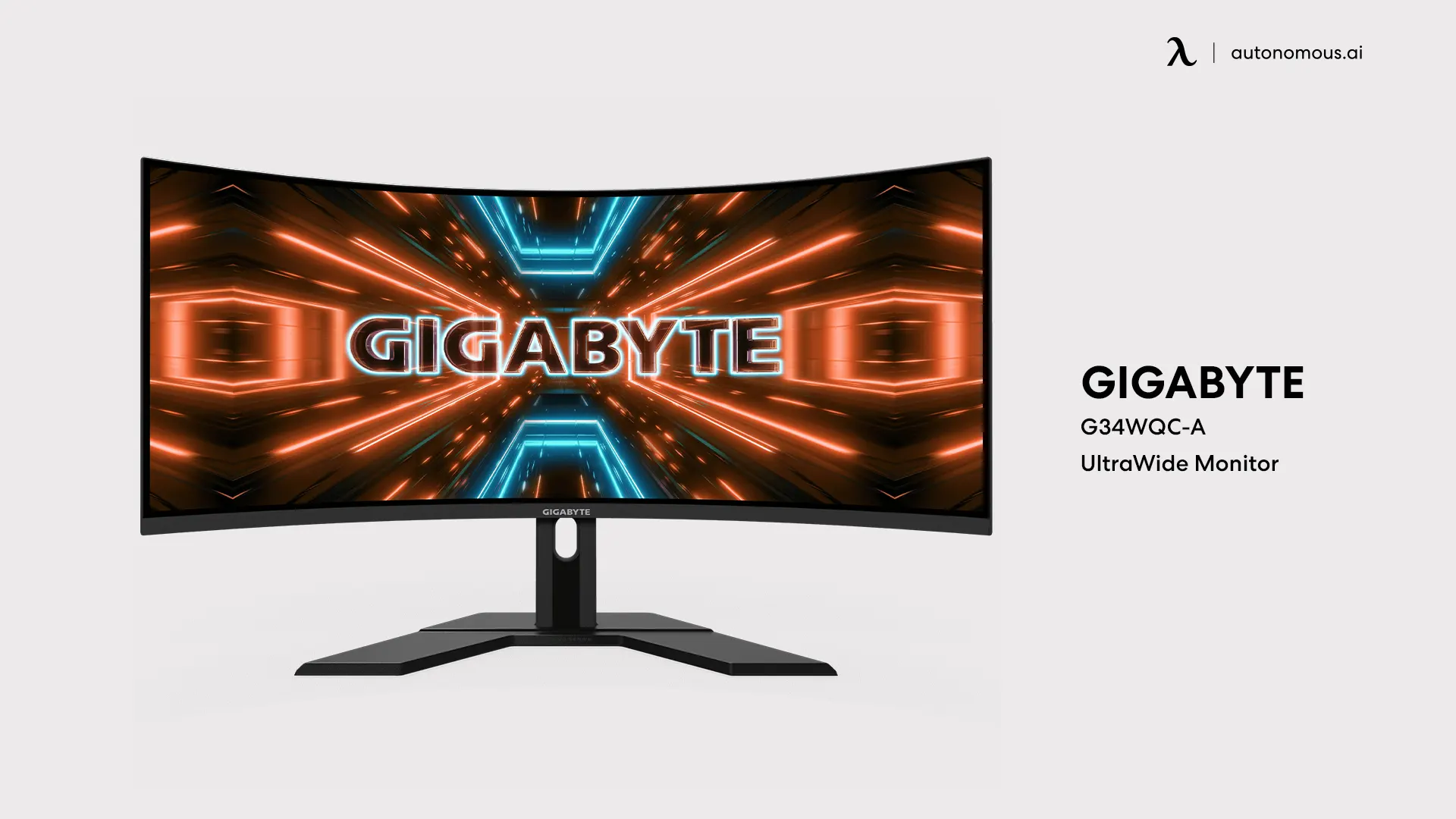 Gigabyte G34WQC-A wide monitor