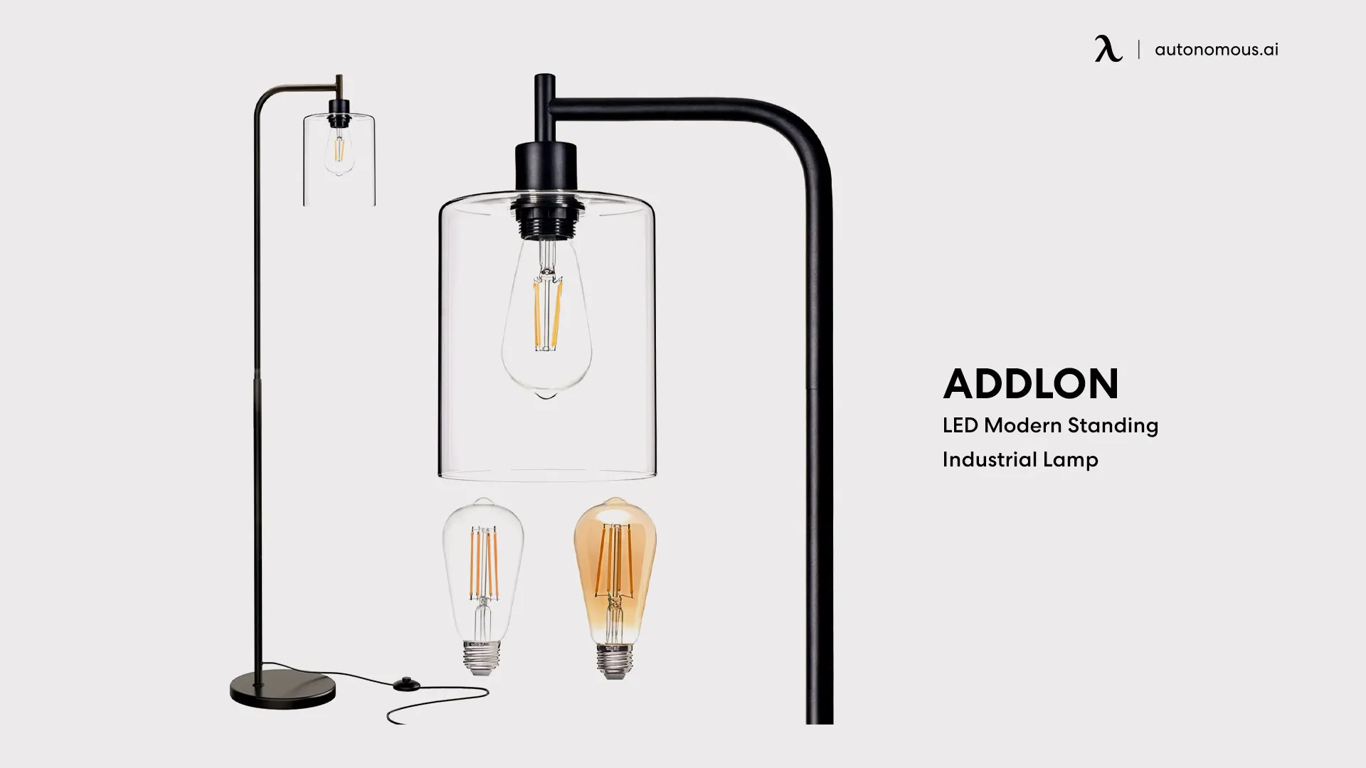 Addlon LED Modern Standing Industrial Lamp