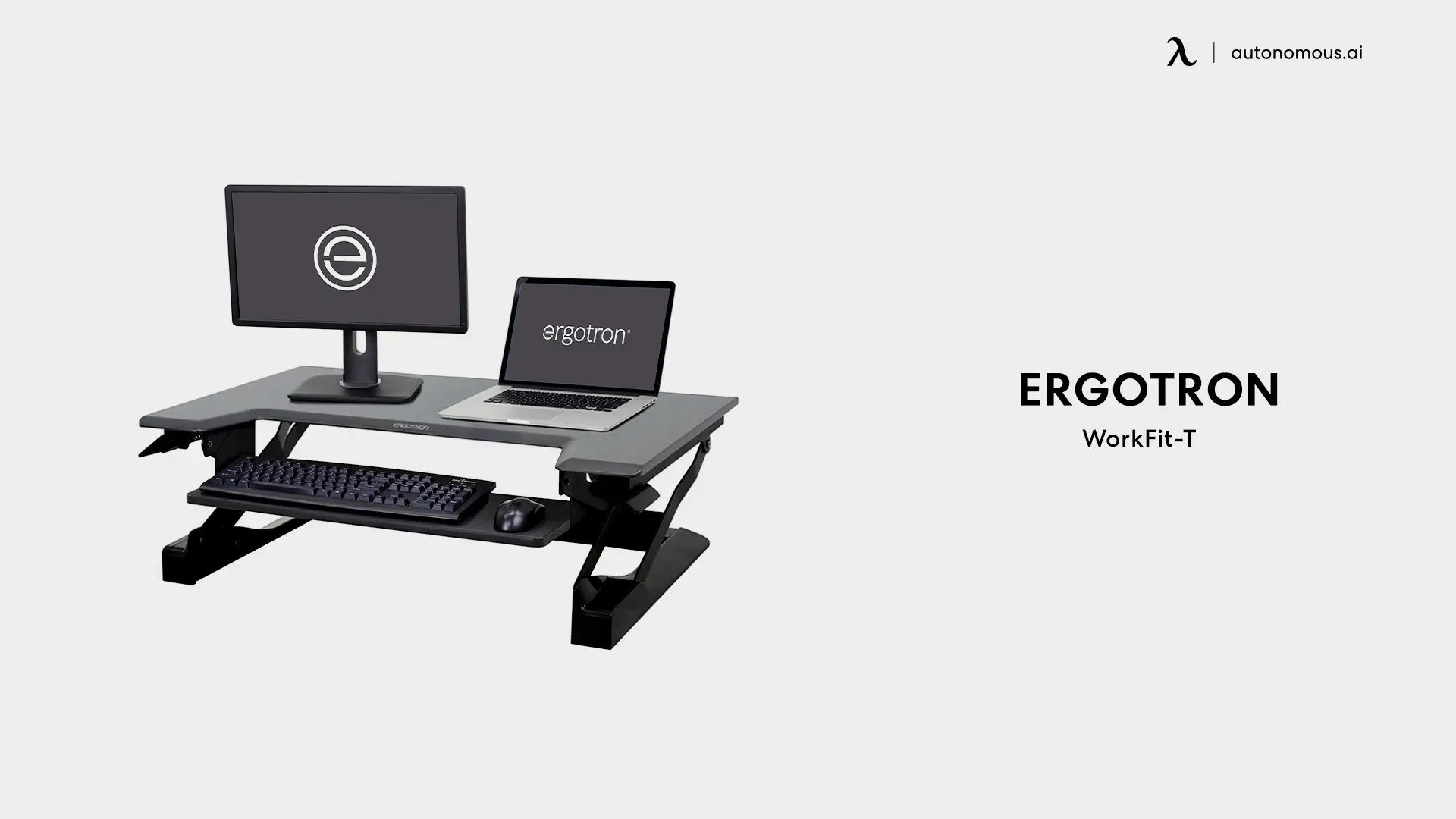 Ergotron WorkFit-T mini desk