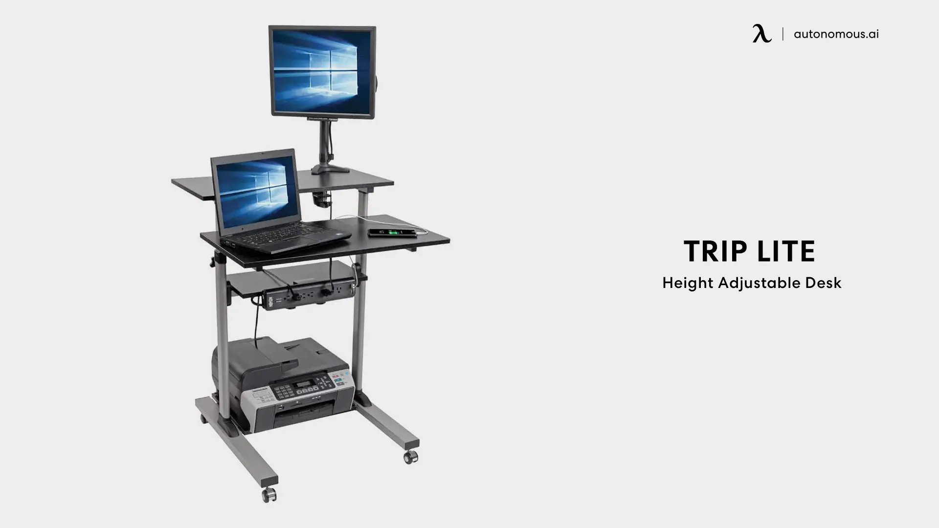 Trip Lite Height Adjustable Desk