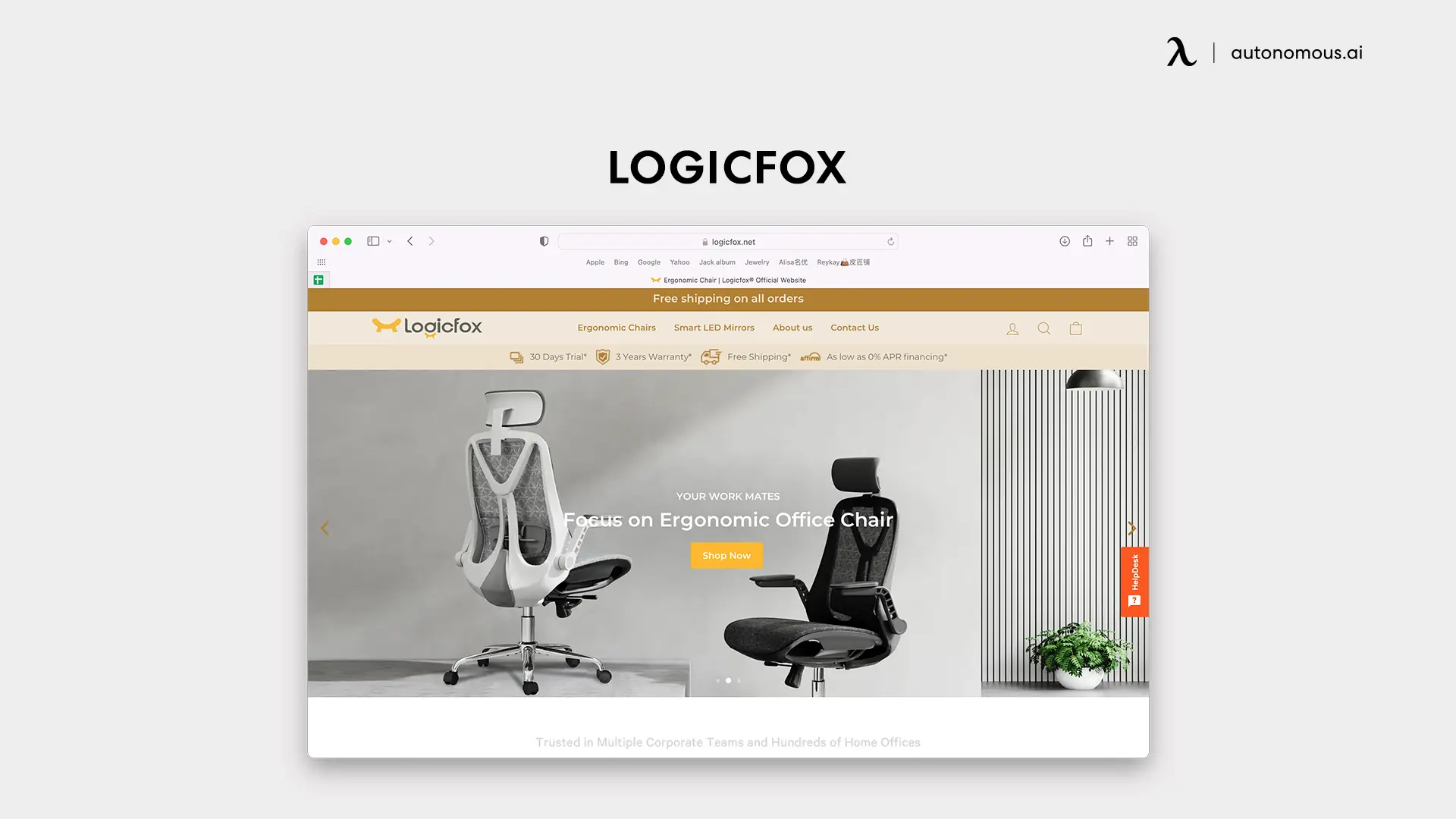 Logifox computer chair store