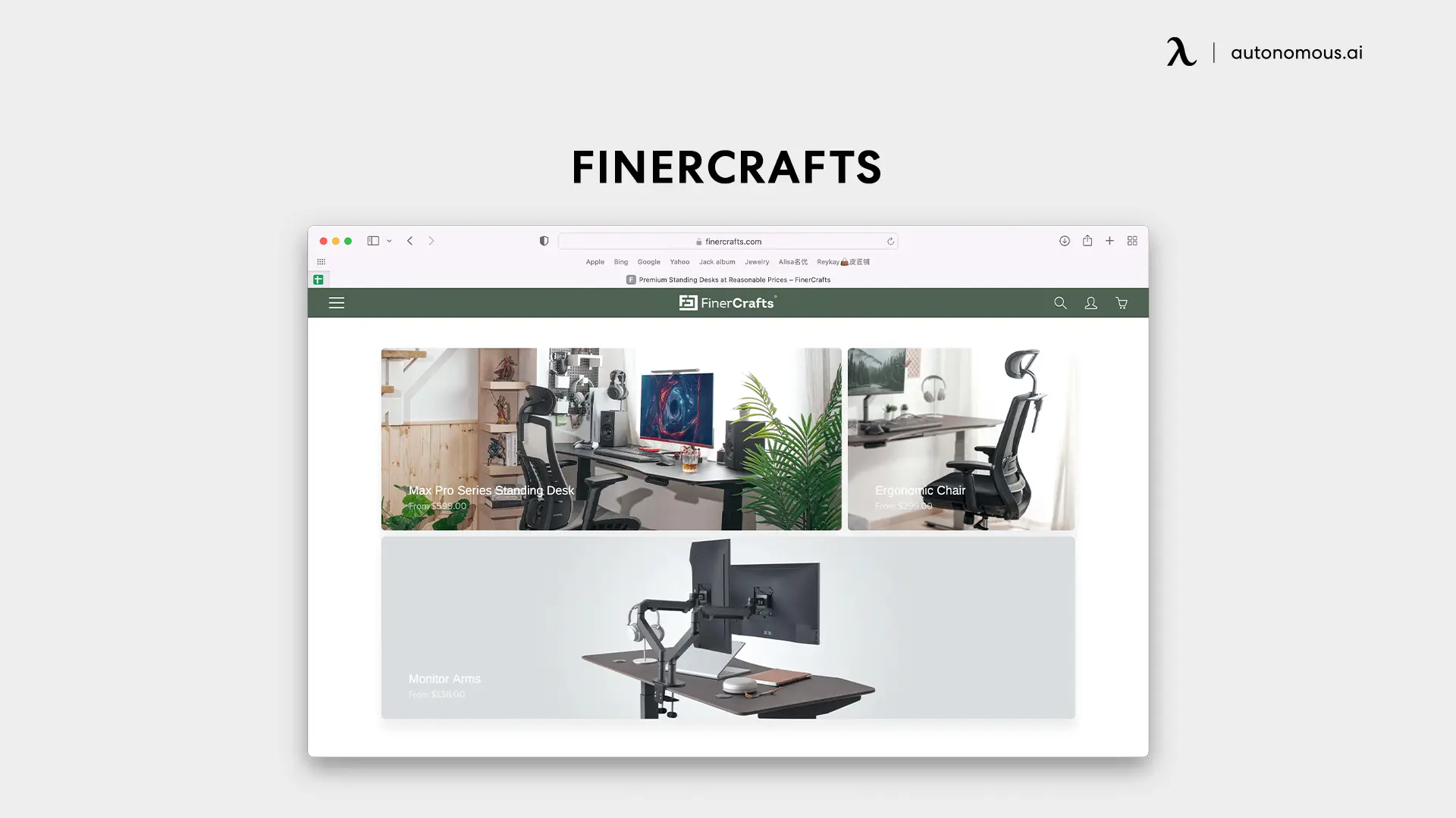 FinerCrafts computer chair store