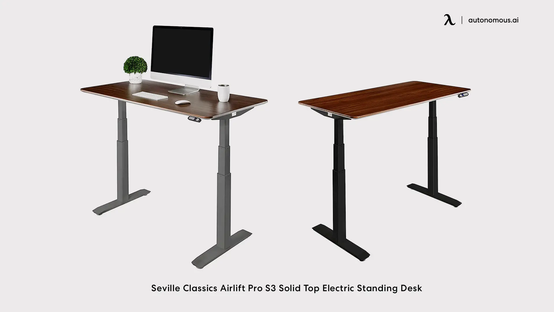 Seville Classics Airlift small electric desk