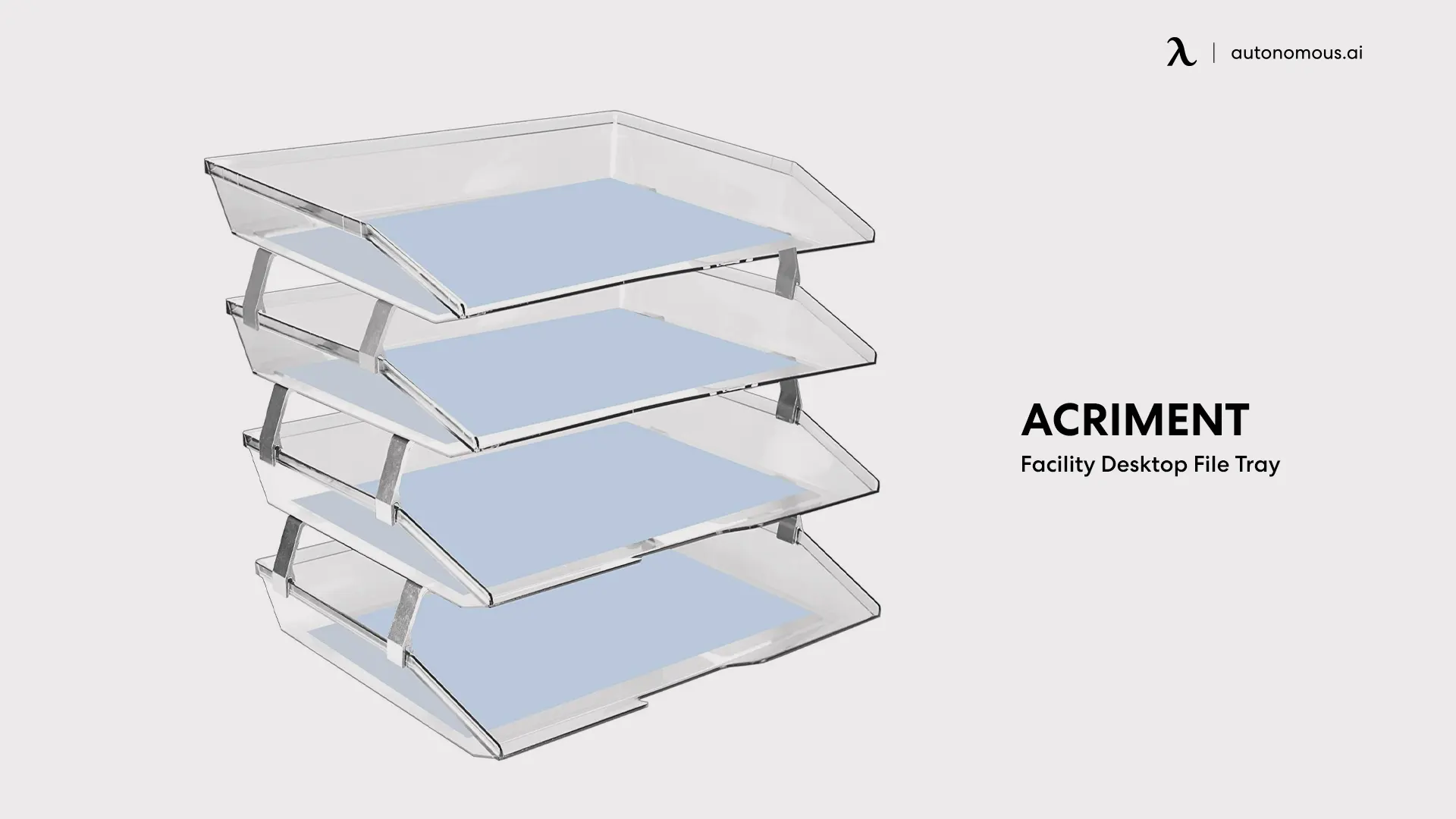 Facility Desktop File Tray by Acriment