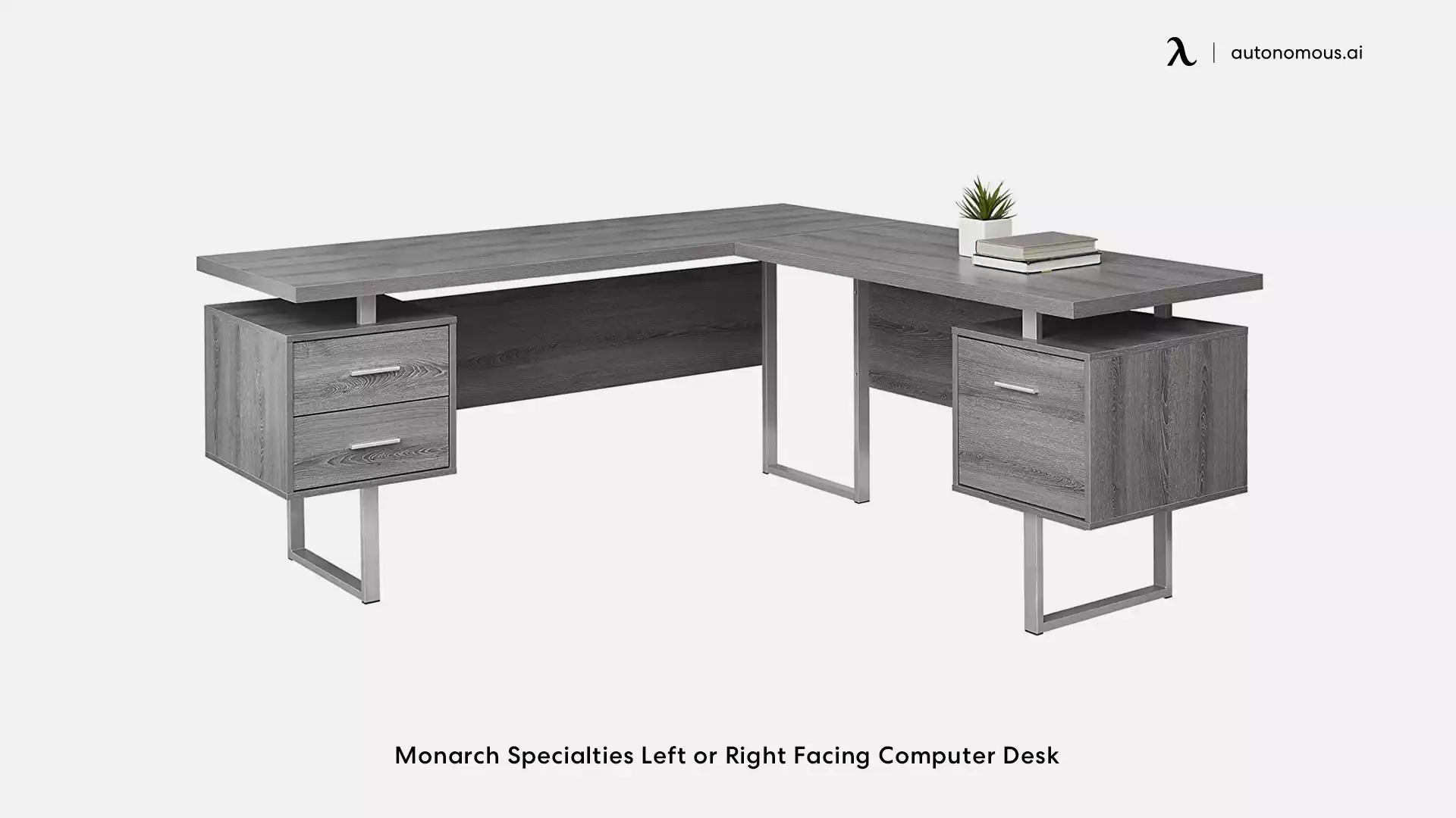 Monarch Computer Desk - corner desk with storage
