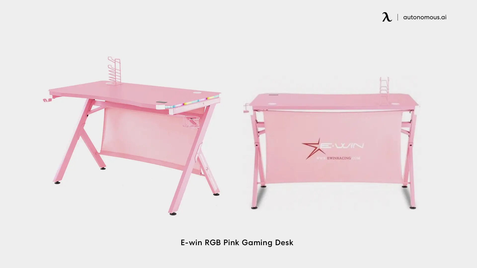 E-win RGB Pink Gaming Desk - Black Friday computer desk