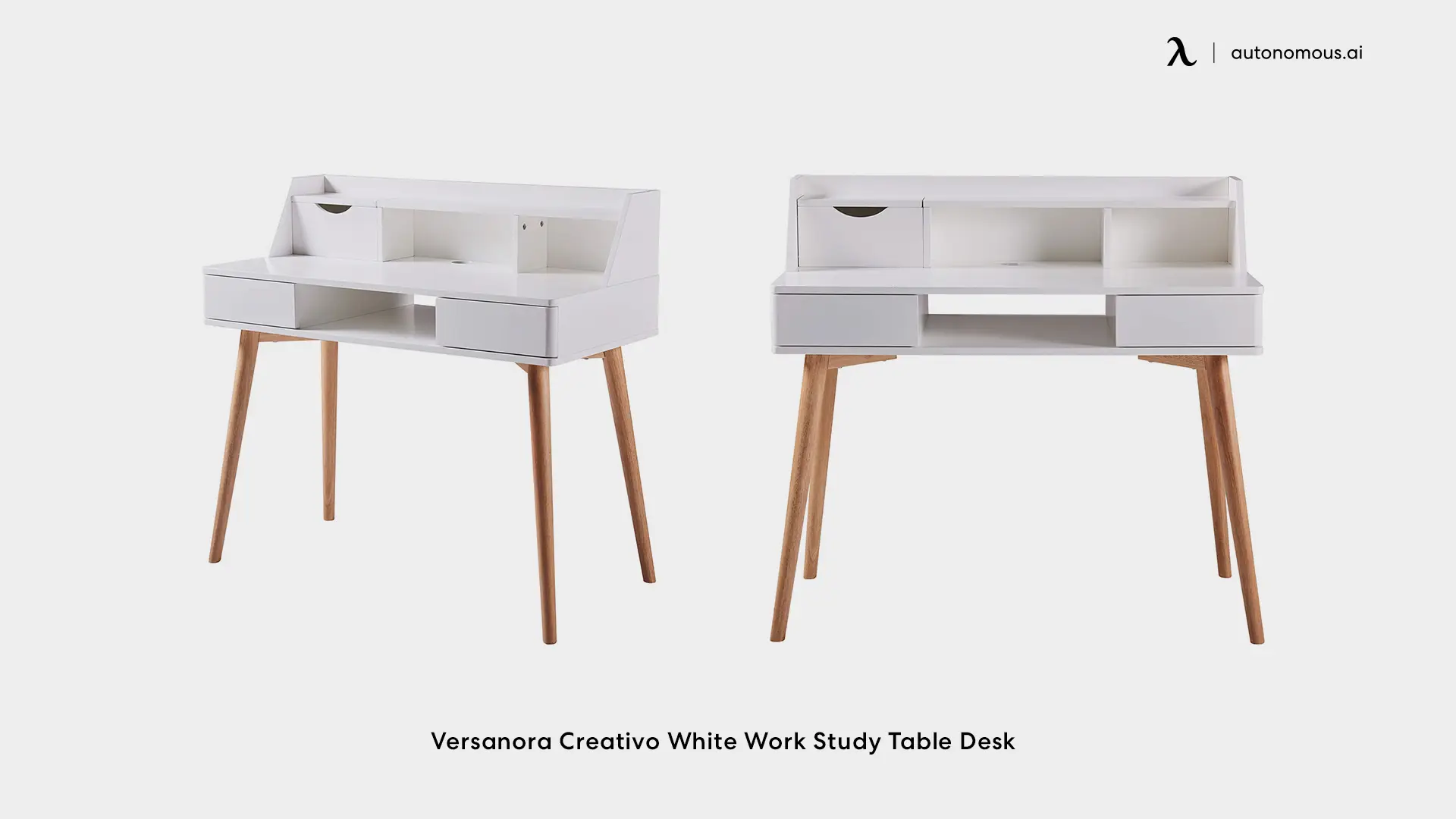 Versanora Creativo White Work Study Table Desk