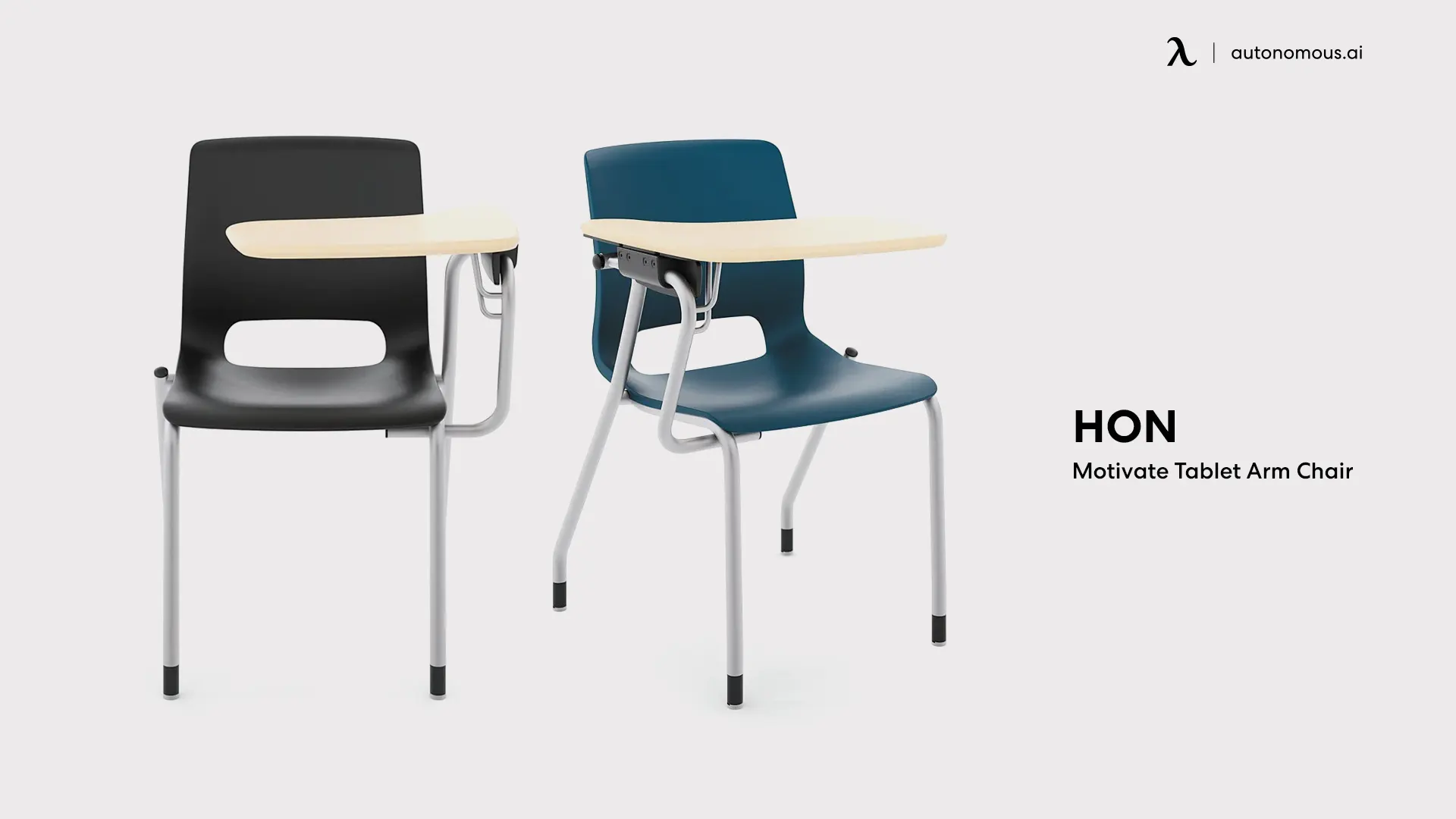 HON Motivate Tablet Arm Chair - chair with desk attached