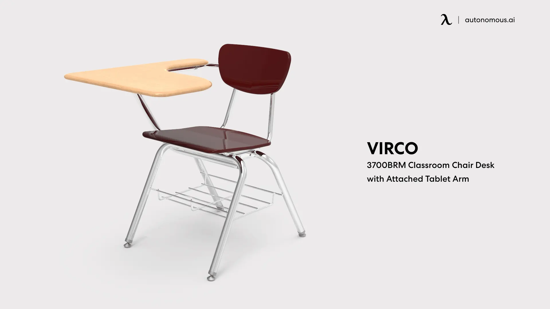 Virco 3700BRM Classroom Chair Desk with Attached Tablet Arm