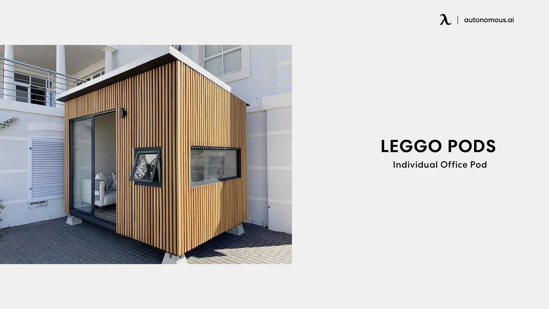 Leggo Pod - modern prefab home kit