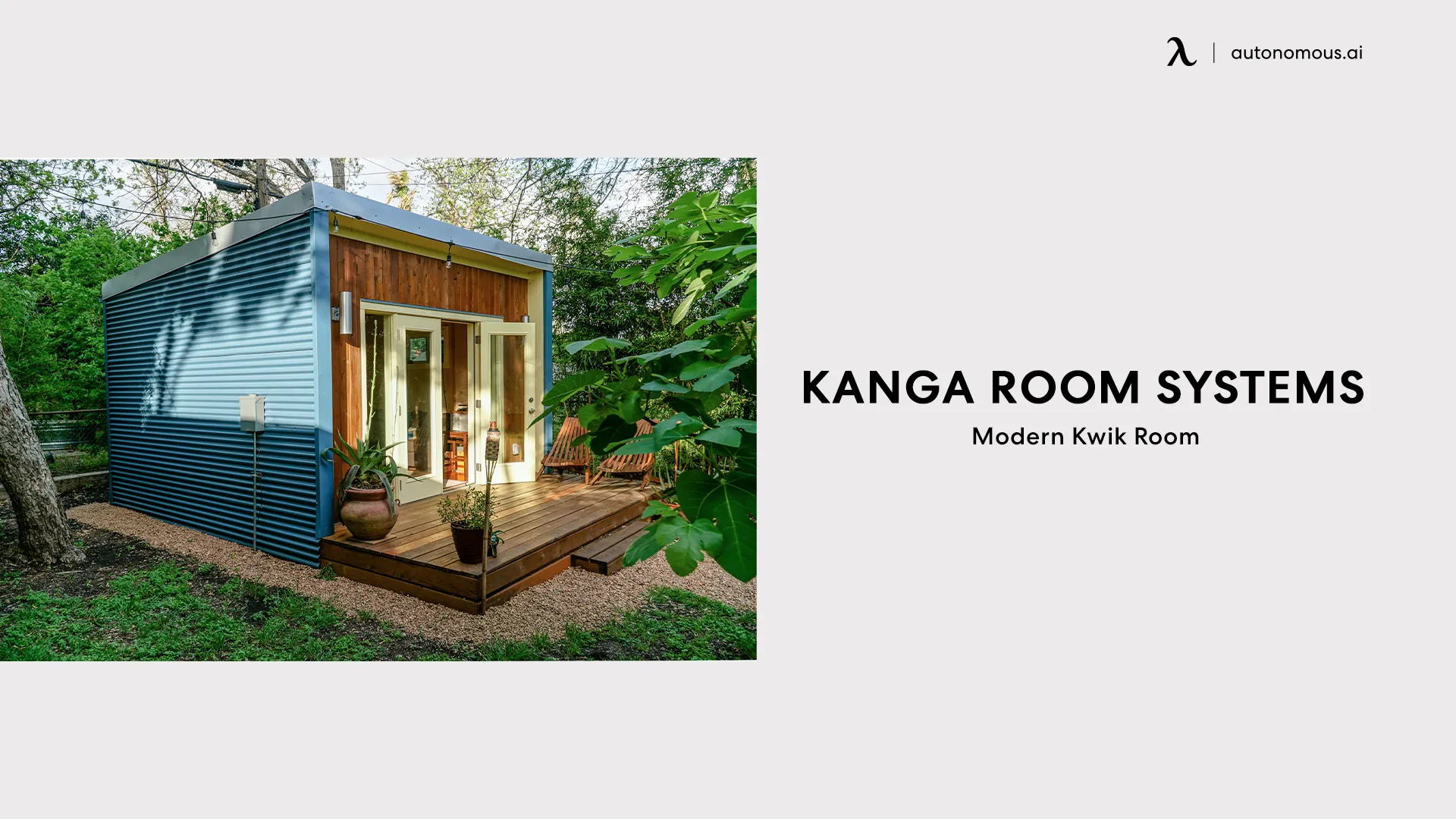 Kanga Room Systems - prefab home under 50K