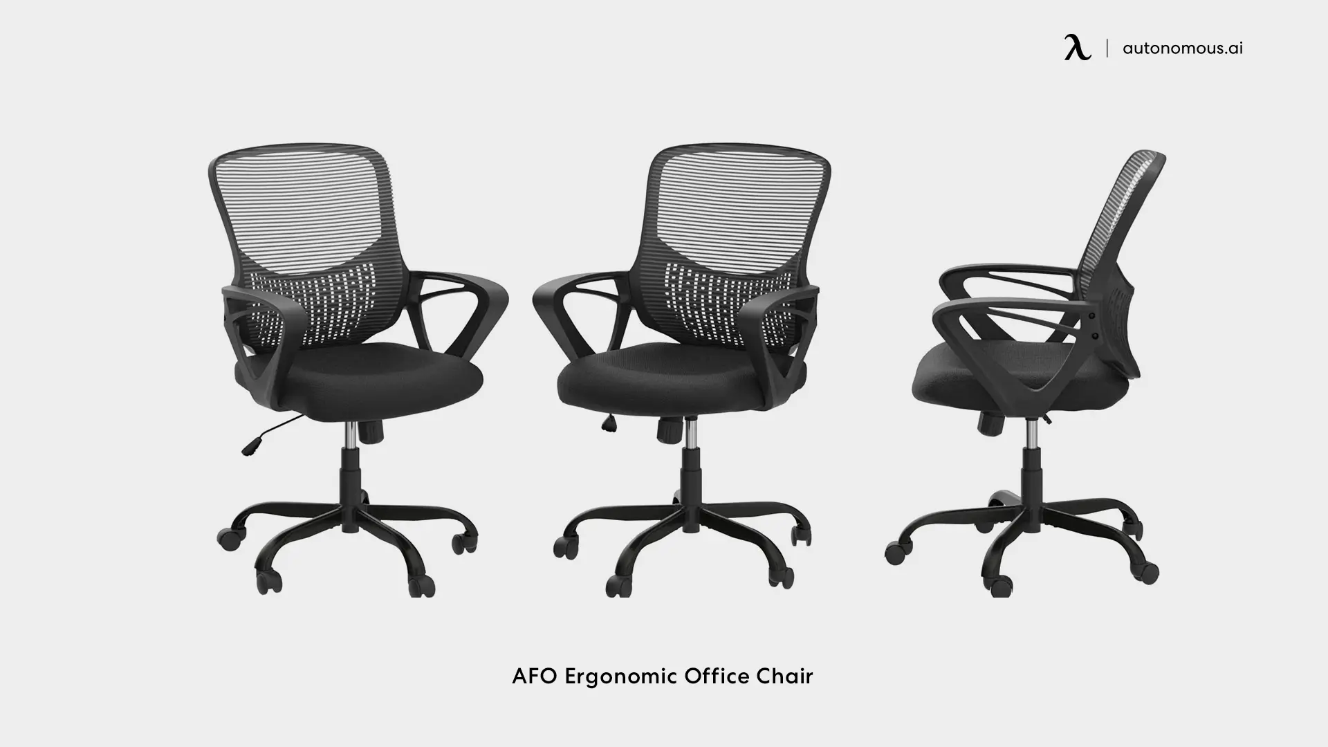 AFO Ergonomic Office Chair - gaming chair with footrest