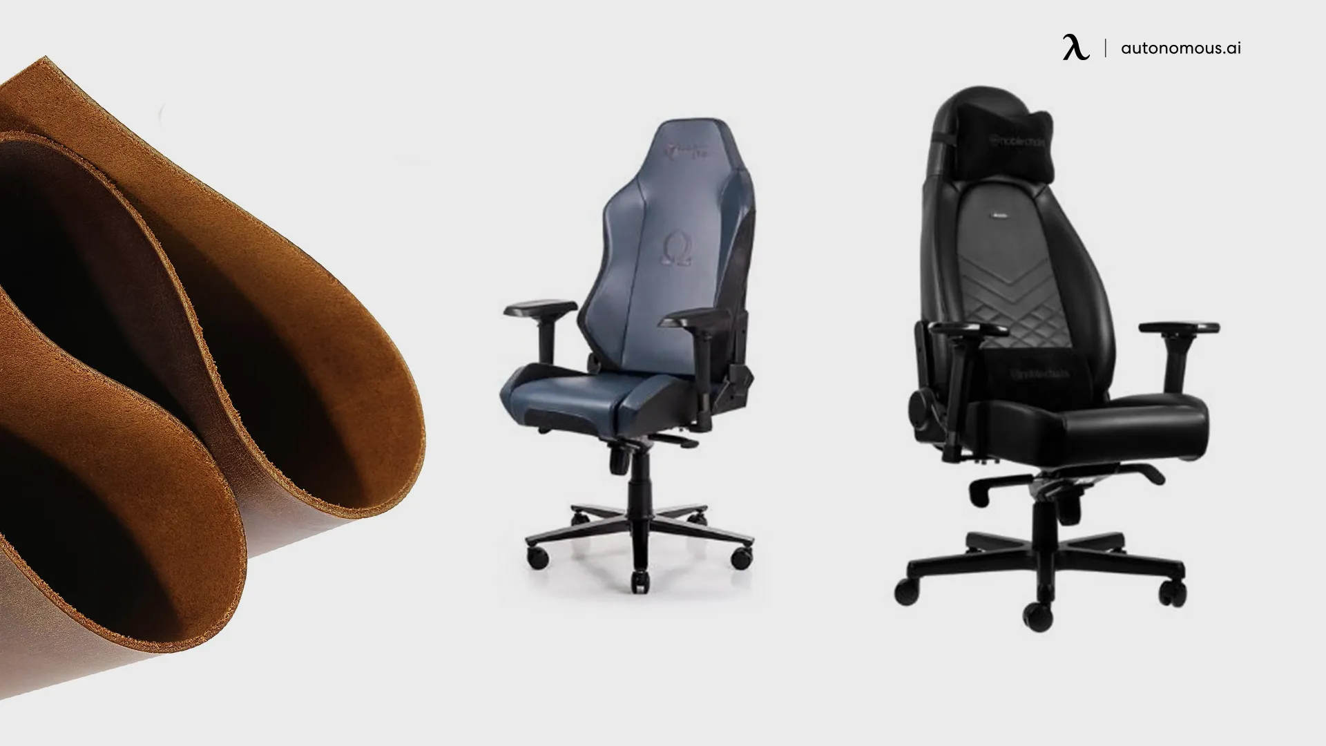 Leather - office chair seat cover