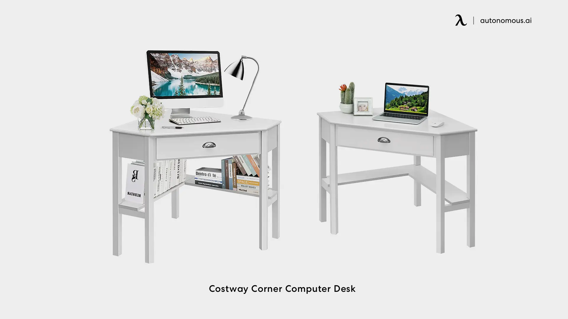 Costway Corner Computer Desk