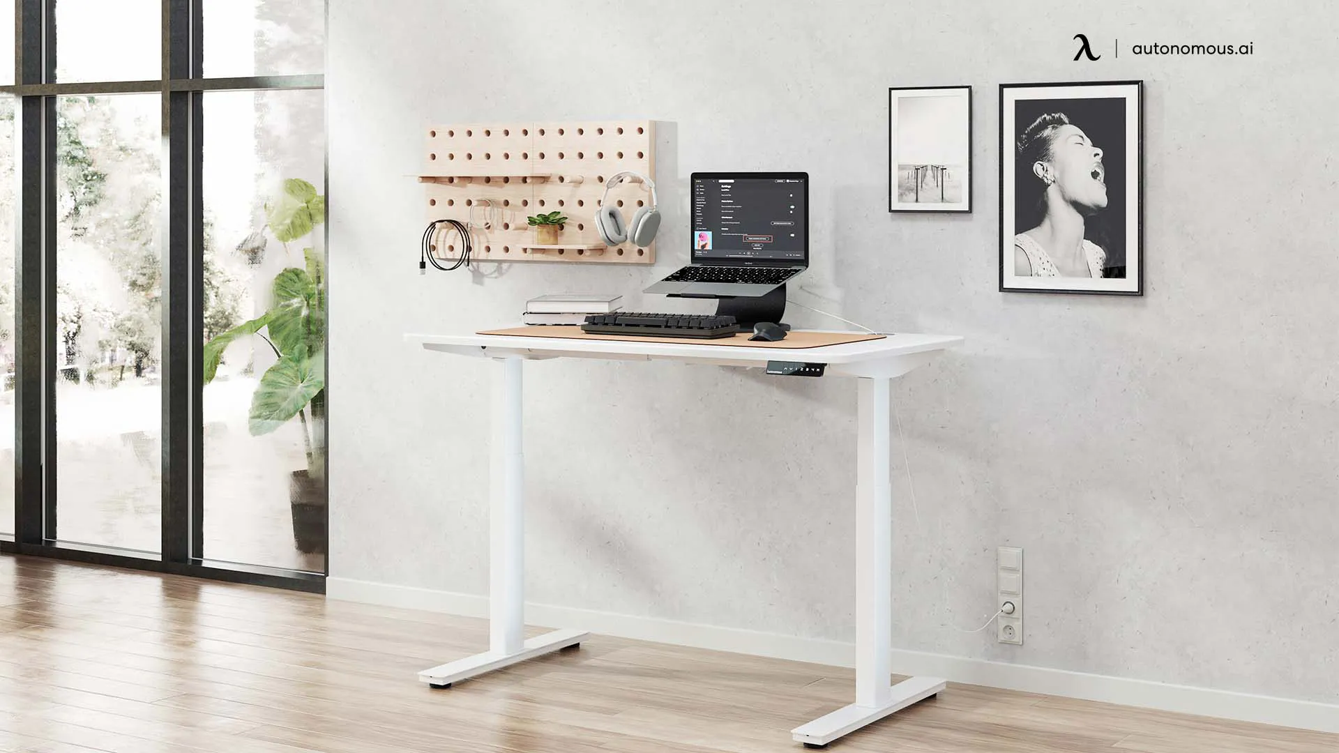Sliding Office Desk - hide away desk