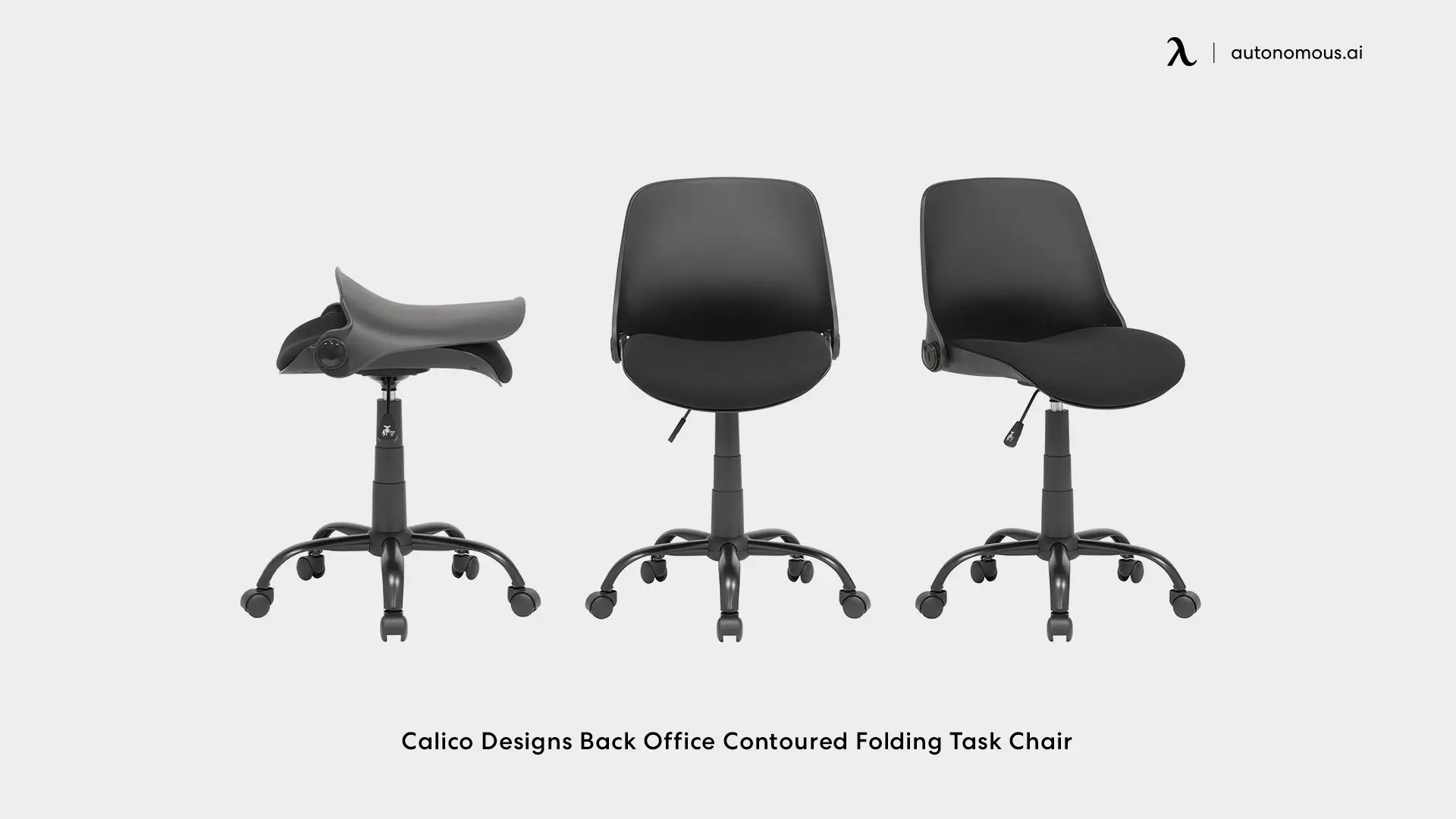 Calico Designs Back Office Contoured Folding Task Chair