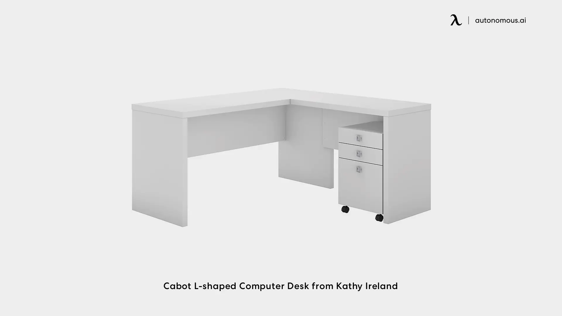 Cabot L-shaped Computer Desk from Kathy Ireland