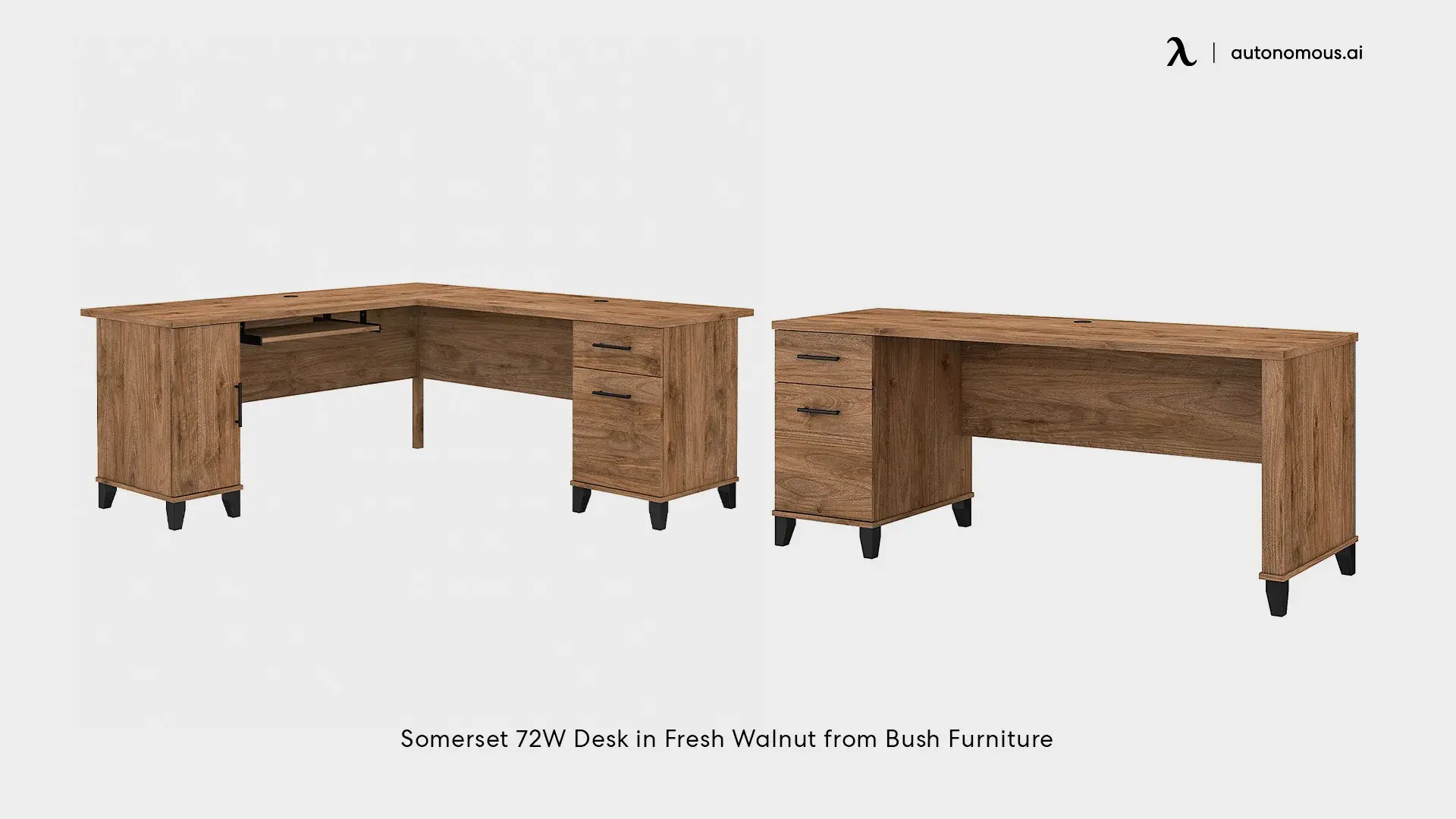 Bush Furniture Somerset 72W L-shaped Desk