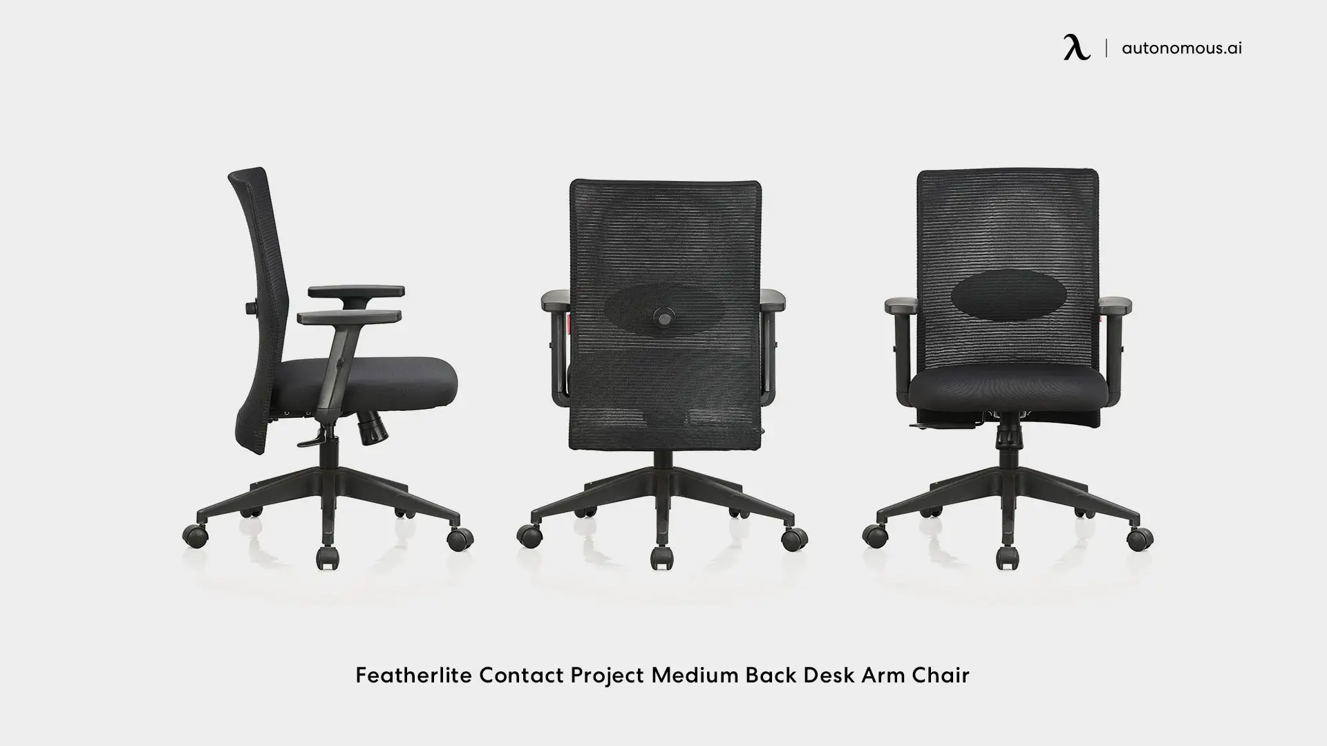 Featherlite Contact Project Medium Back Desk Arm Chair
