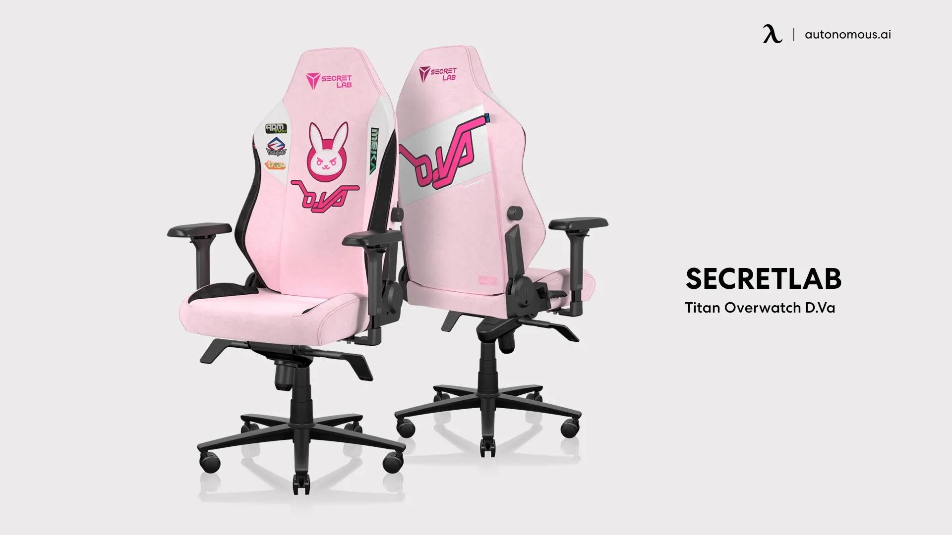 Secretlab Titan Overwatch D.Va pink gaming chair