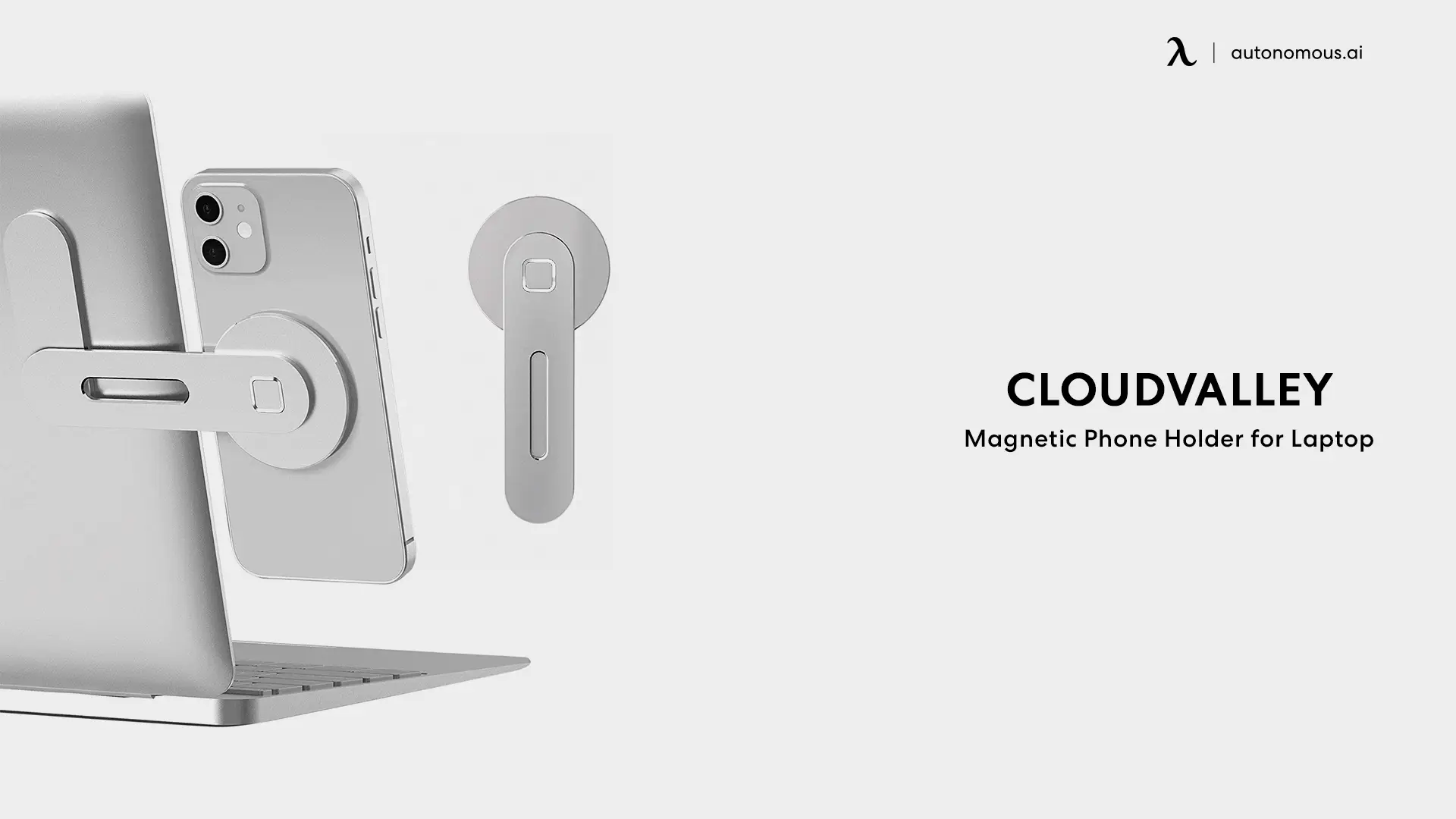 CloudValley Magnetic Phone Holder for Laptop