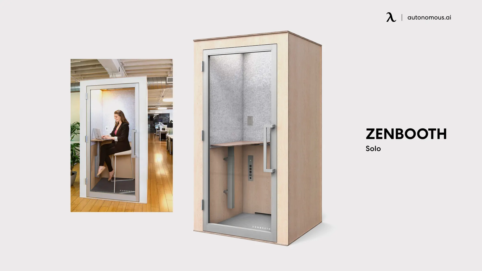 ZenBooth Solo workplace nap pods