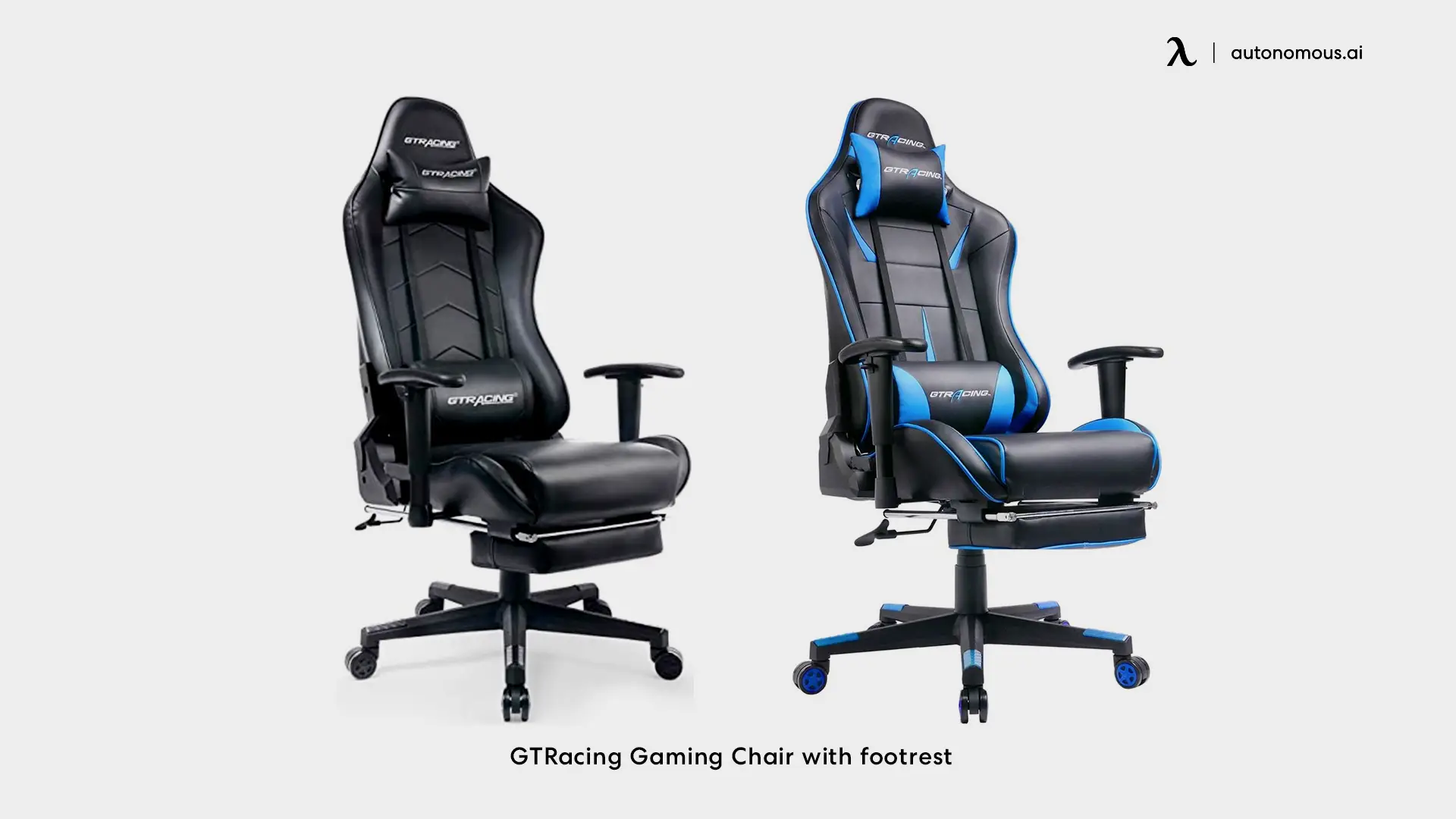 GTRacing Reclining Gaming Chair with Footrest