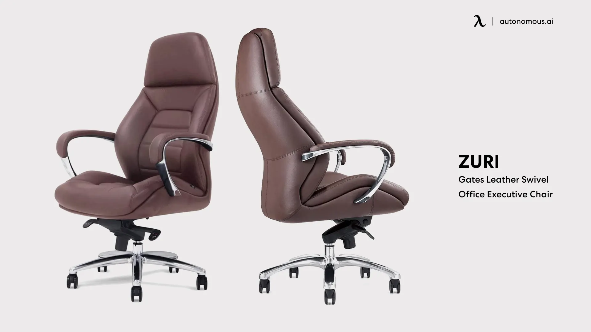 Gates Leather Swivel Office Executive Chair