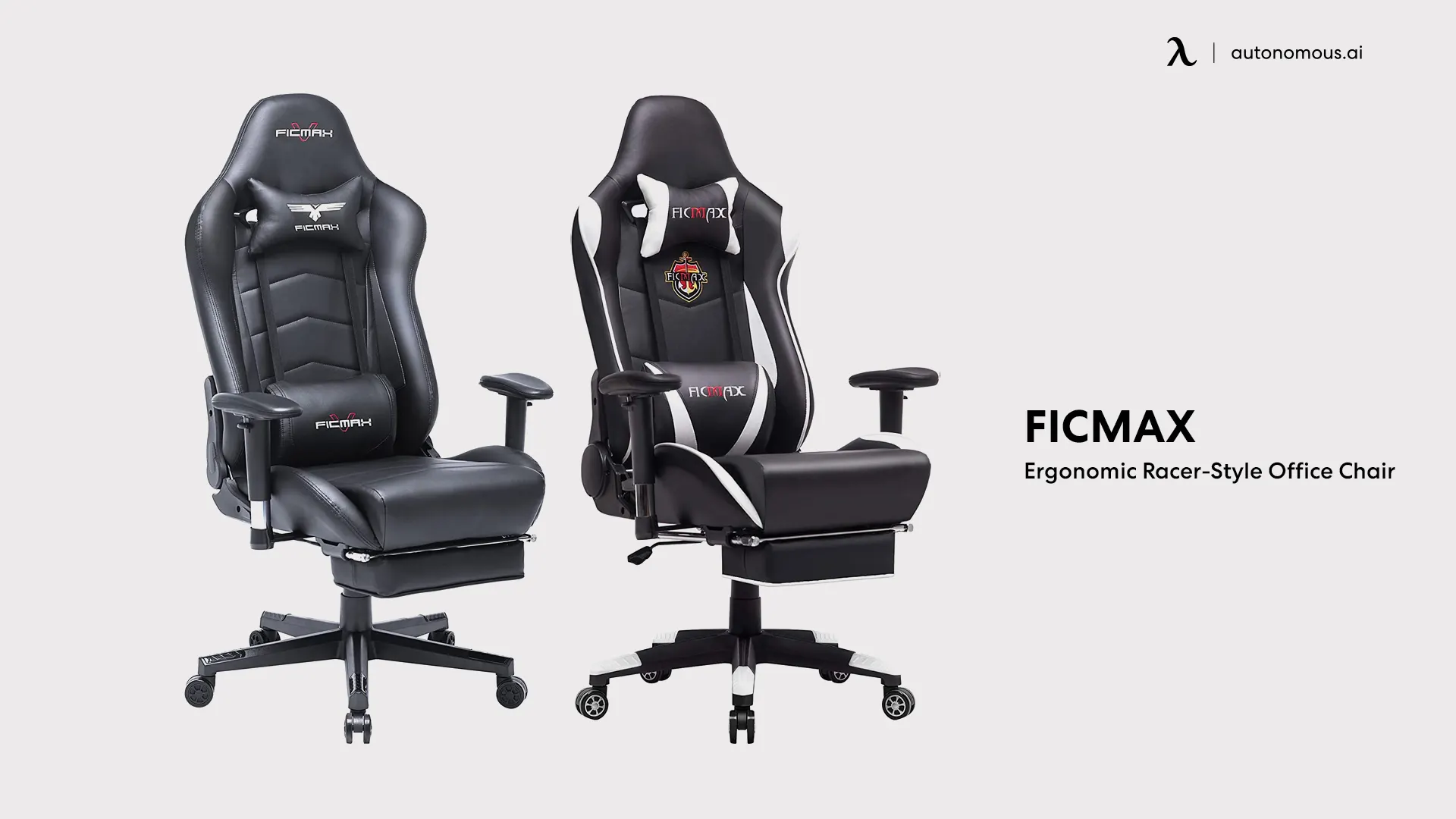 Ficmax Ergonomic Racer-Style Office Chair
