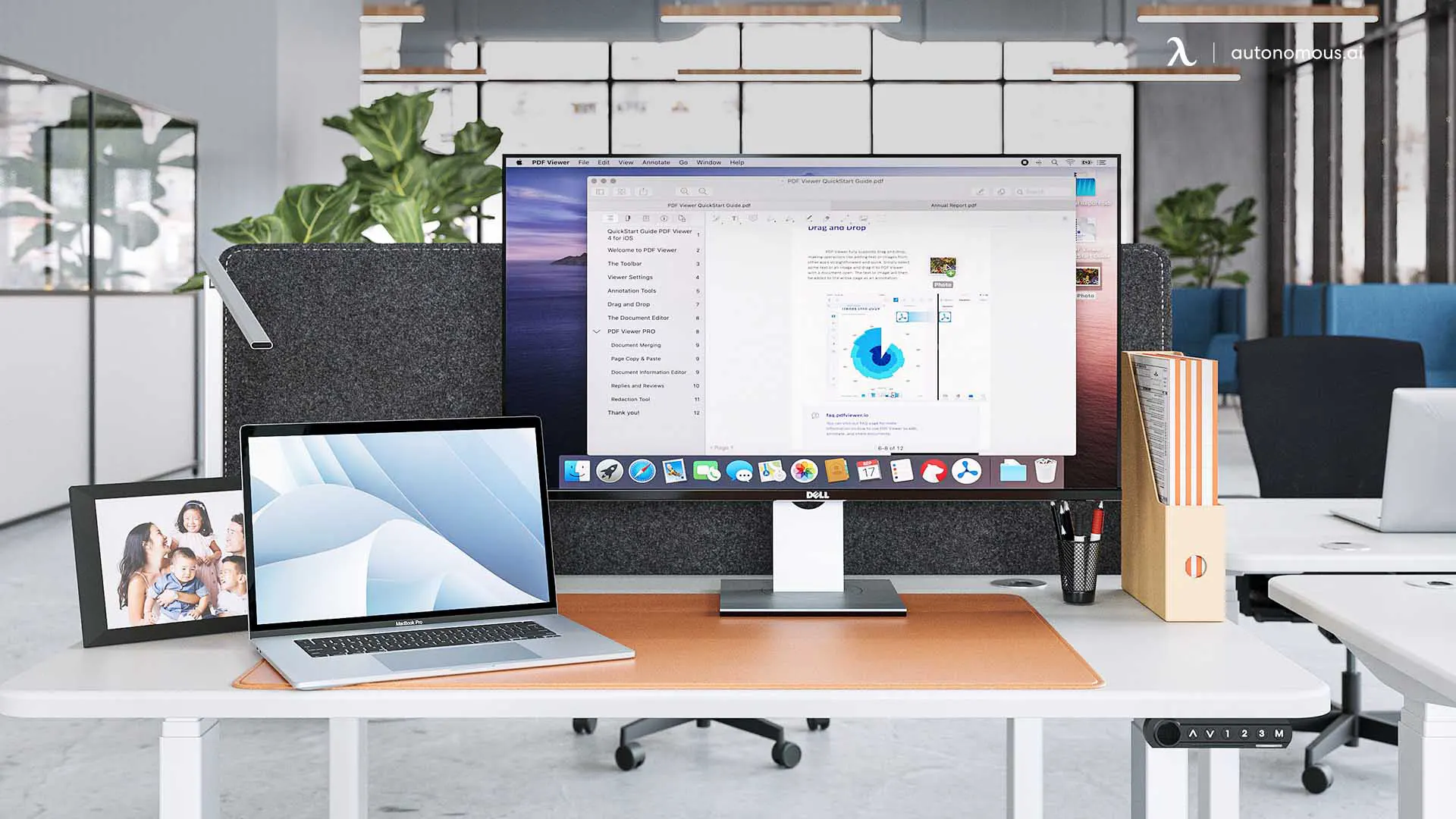 Organize your workspace to feel productive