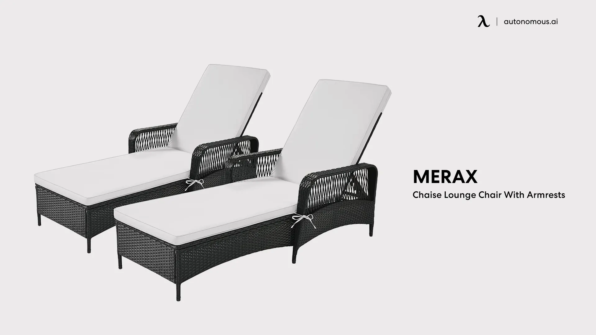 Merax Chaise Lounge Chair With Armrests