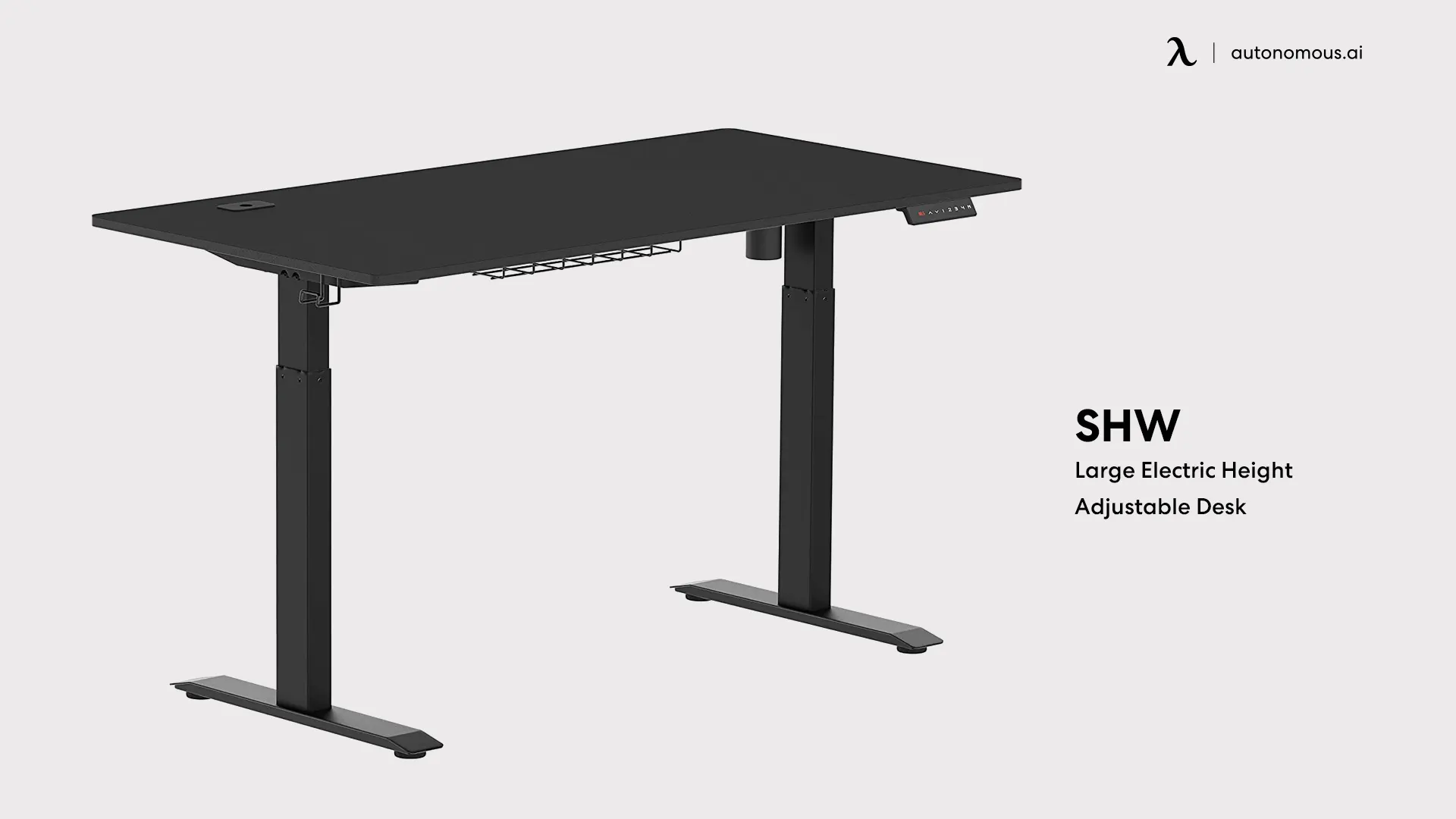 Large Electric Height Adjustable Desk from SHW