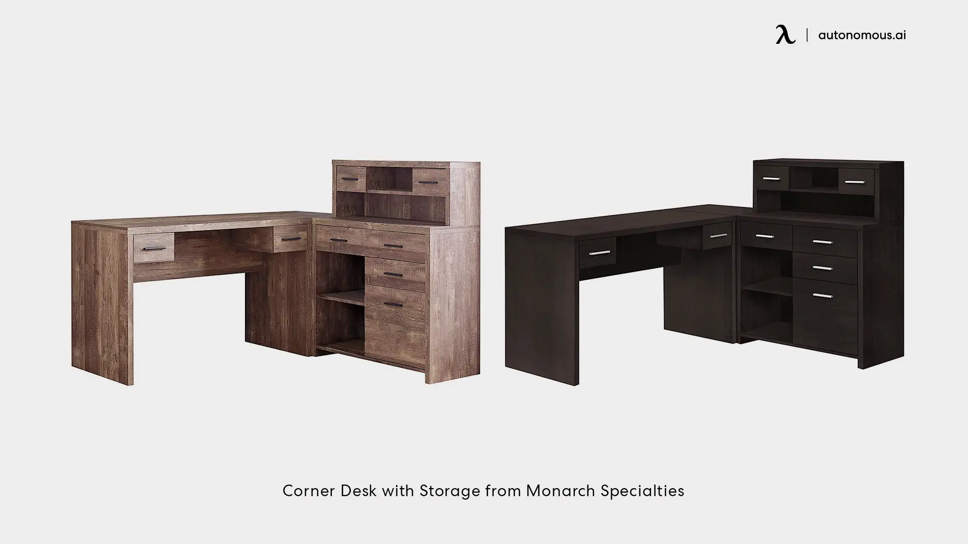 Monarch Specialties Corner Desk - black L-shaped desk