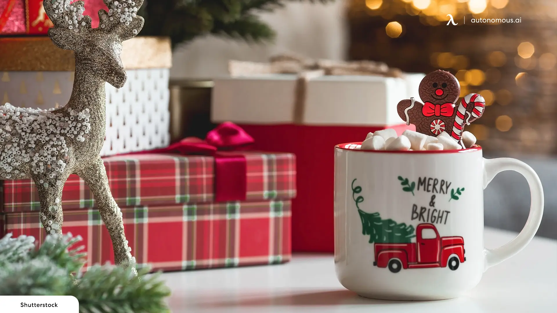 Coffee Cup Christmas Ornament