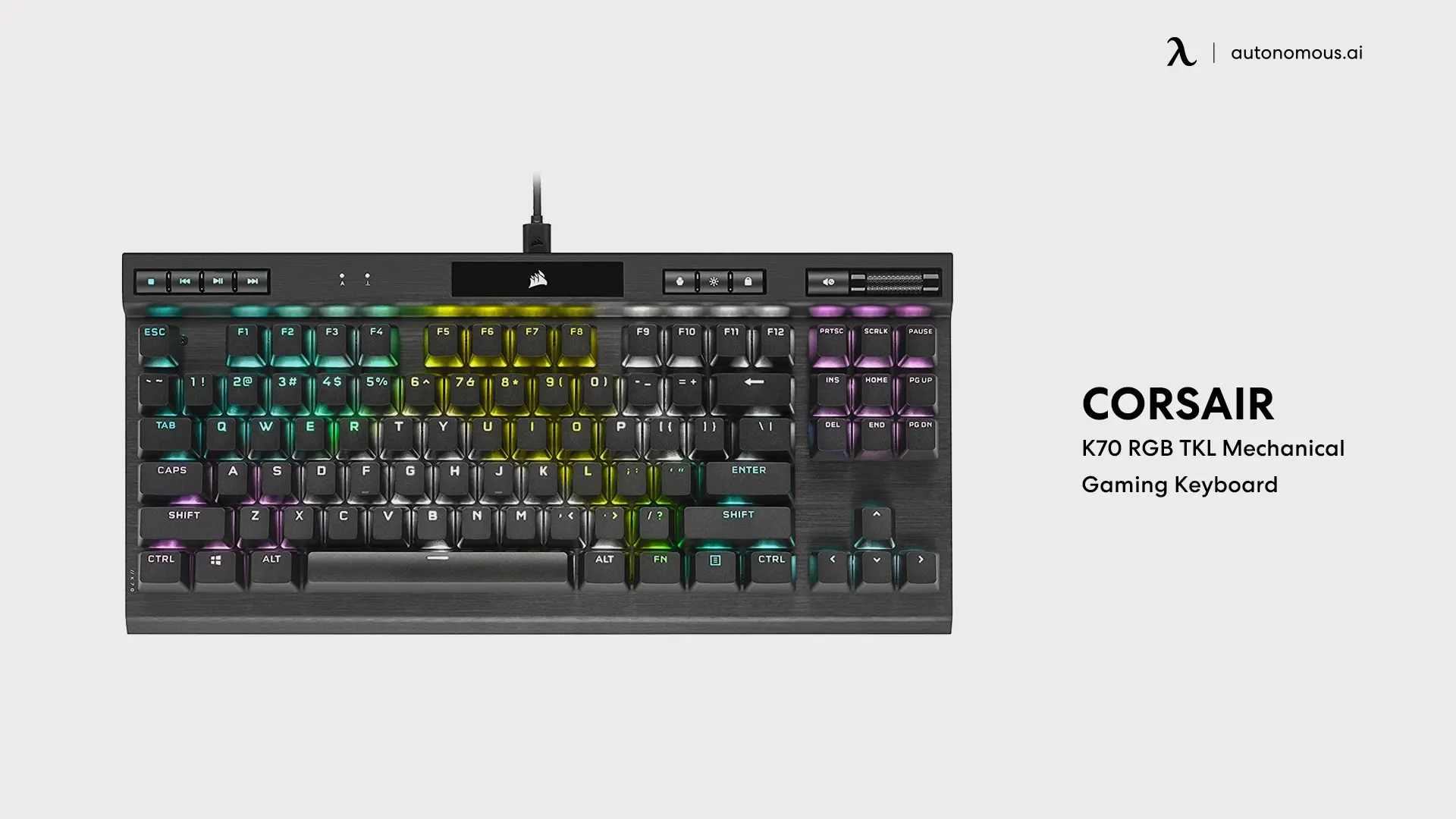 CORSAIR K70 RGB TKL Mechanical Gaming Keyboard
