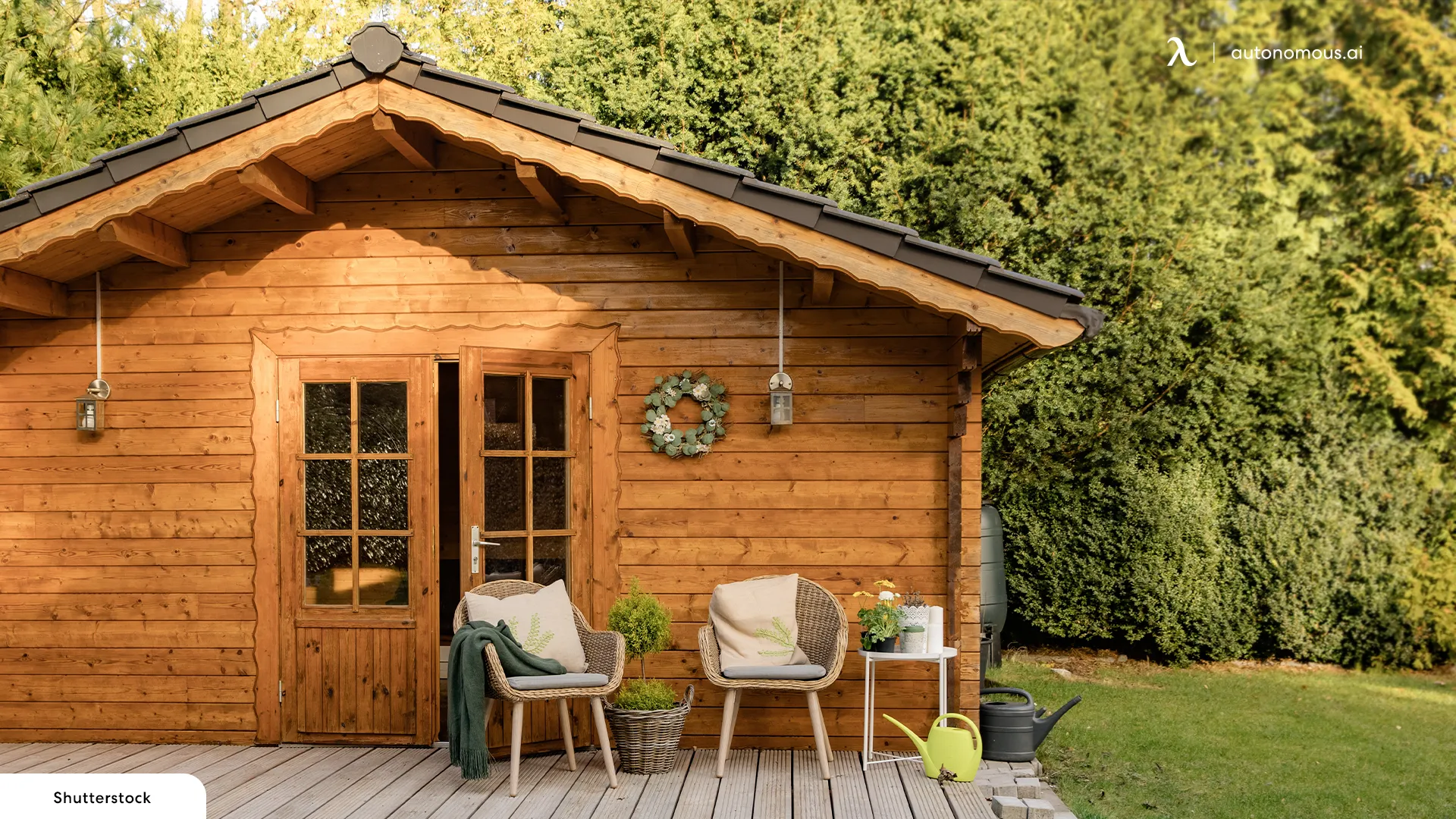 Mini Vacation Home - shed interior ideas