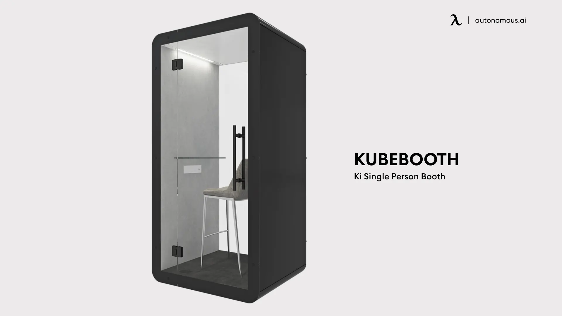Kubebooth Ki Single Person soundproof booth
