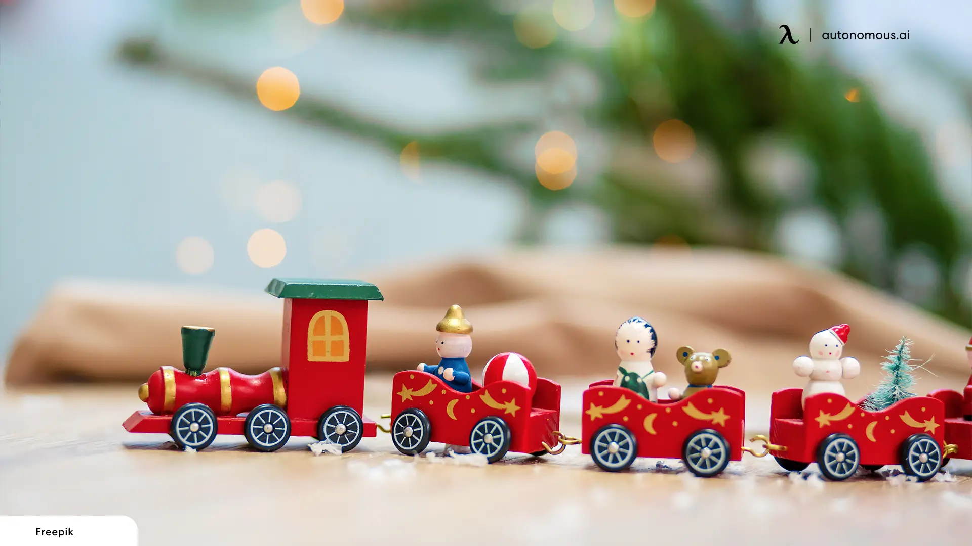 Cute Christmas Train
