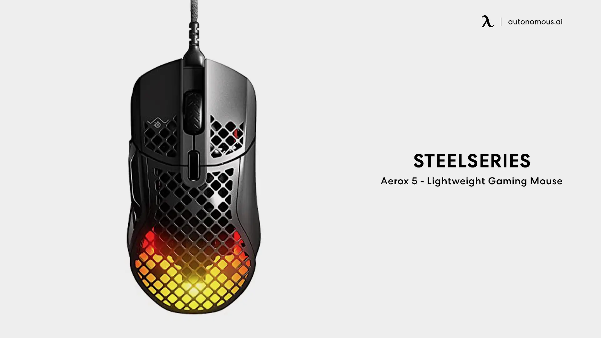 SteelSeries Aerox 5 - Lightweight Gaming Mouse