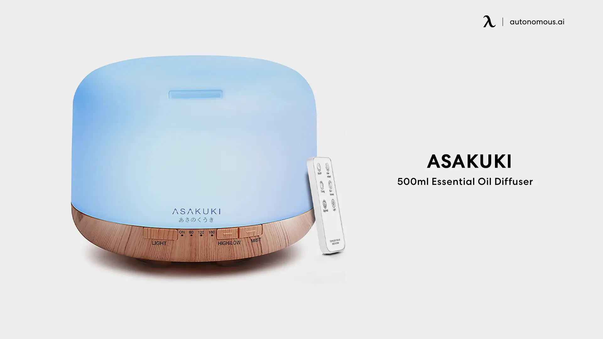 ASAKUKI 500ml Essential Oil Diffuser - best humidifiers