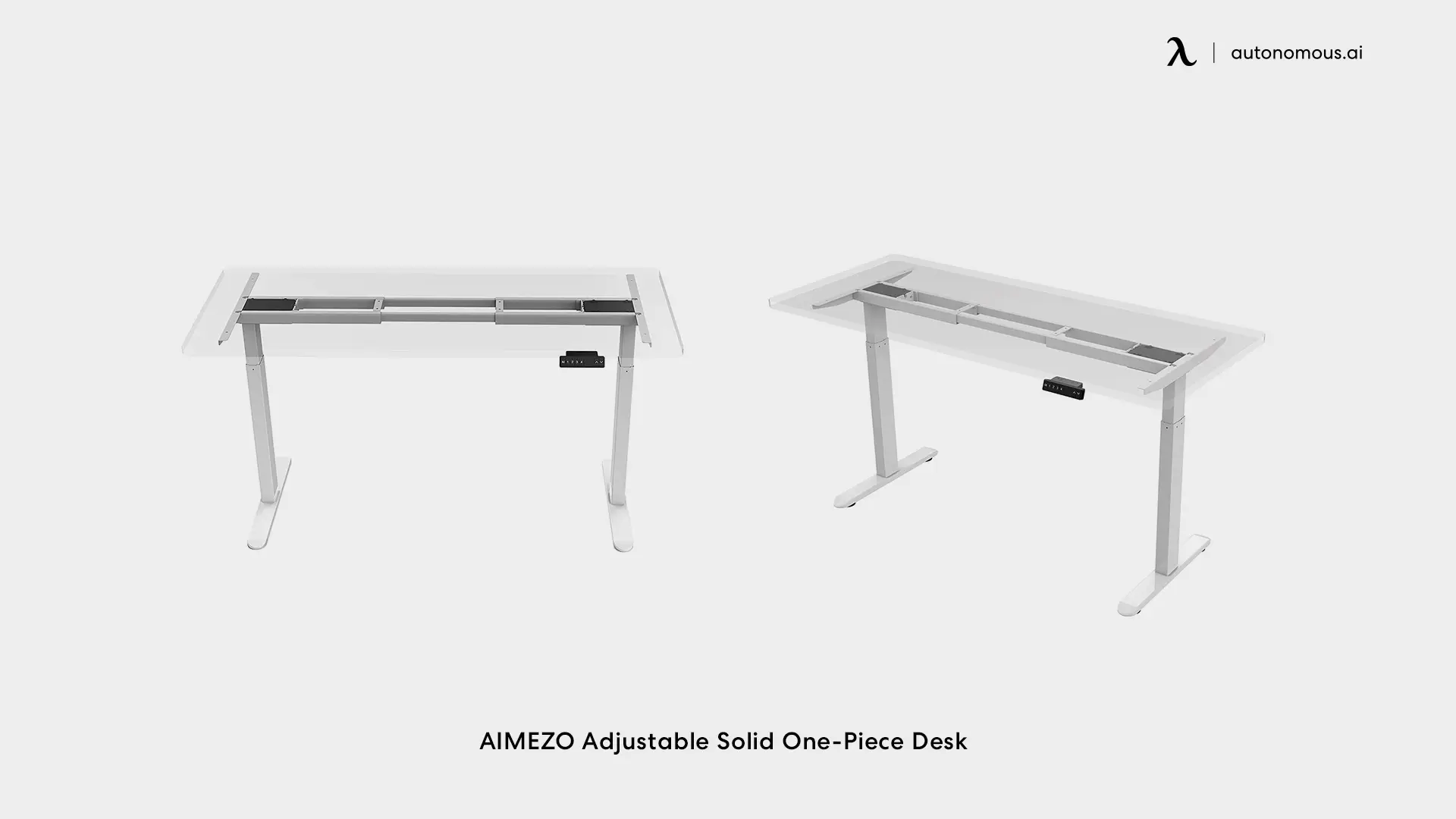AIMEZO Adjustable Solid One-Piece Desk - DIY desk plans