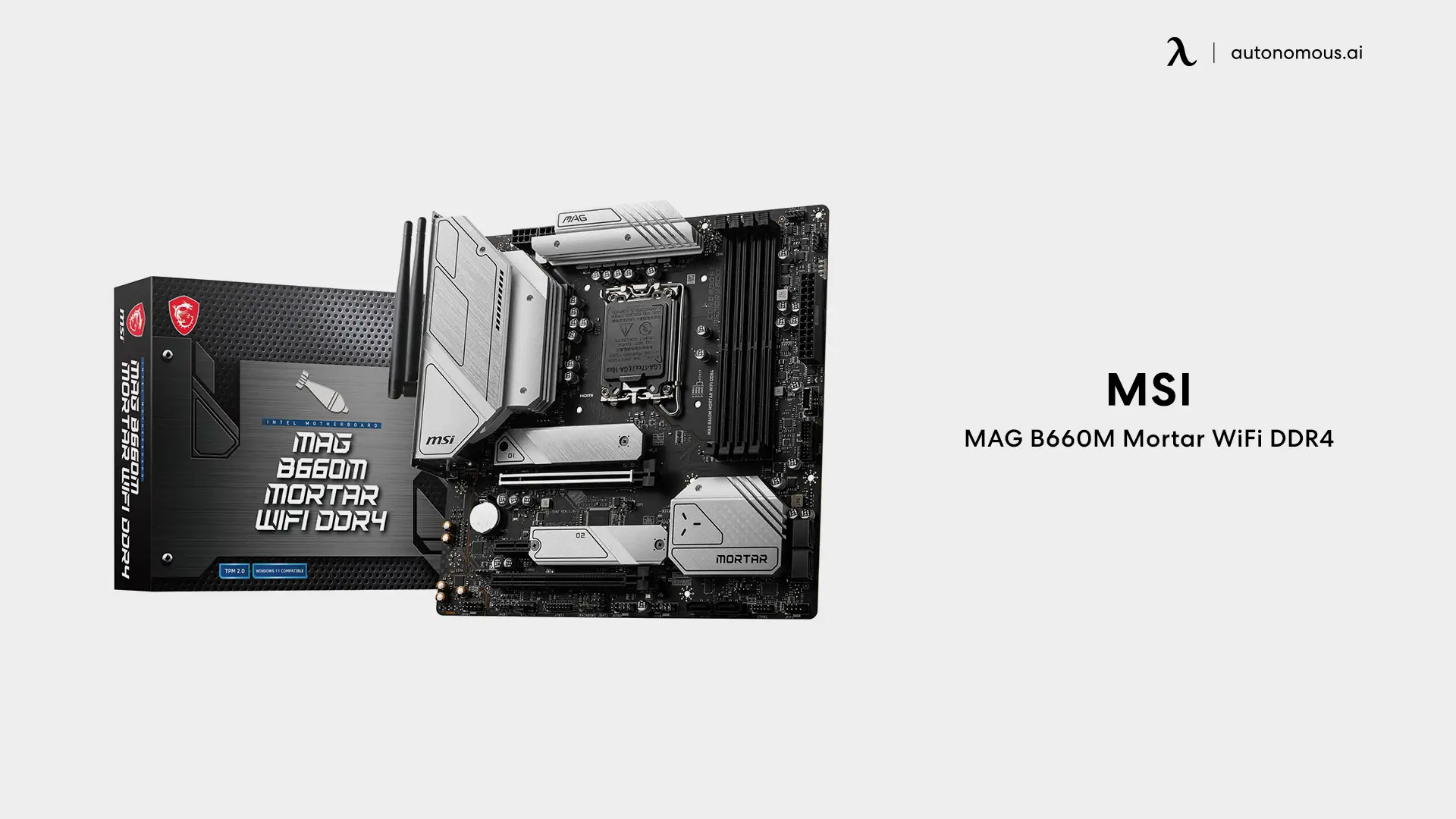MAG B660M Mortar WiFi DDR4 from MSI