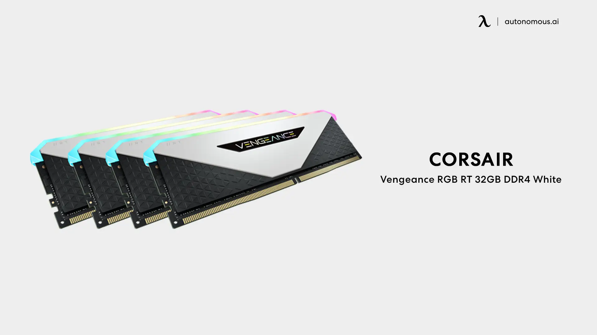 Vengeance RGB RT 32GB DDR4 White from Corsair