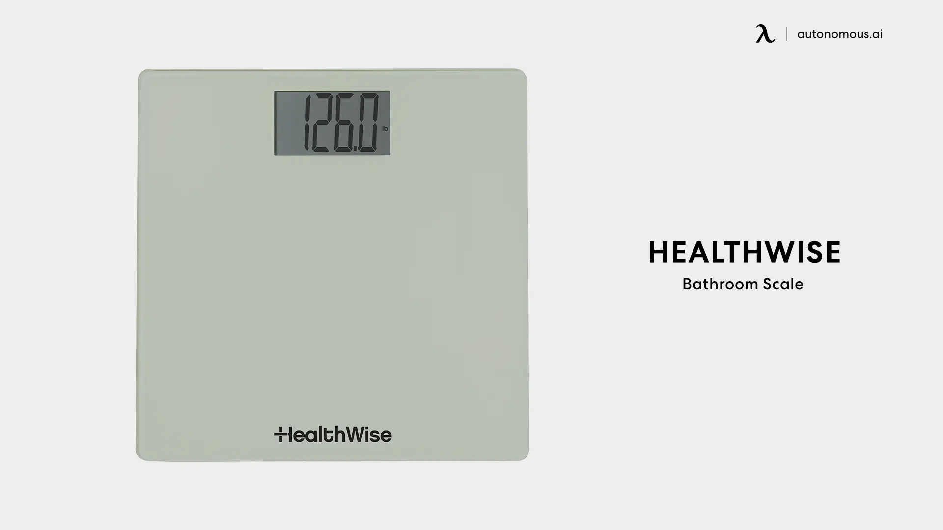 HealthWise Bathroom Scale