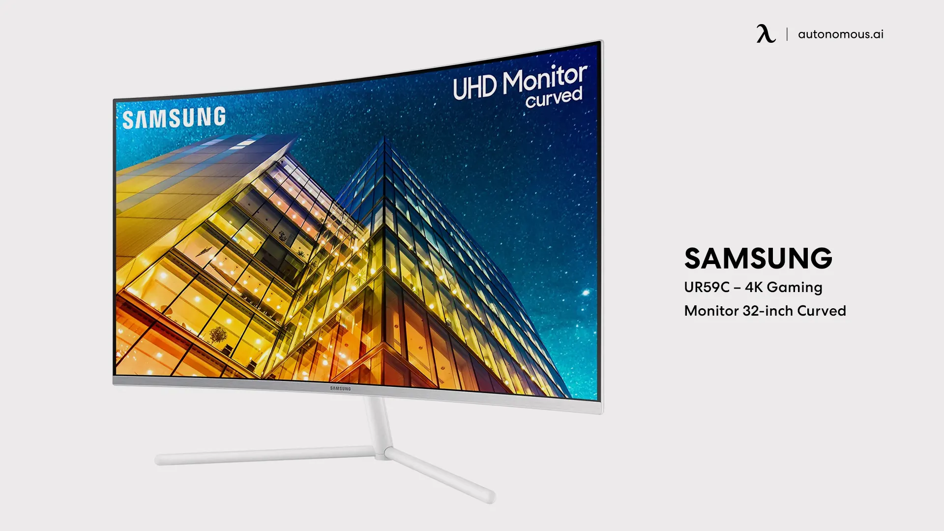 SAMSUNG UR59C – 4K Gaming Monitor 32-inch Curved